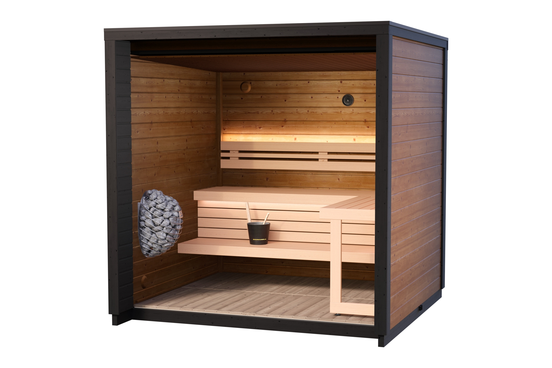 Sauna fińska zewnętrzna Leil® Saunas Patio XS 4-osobowa