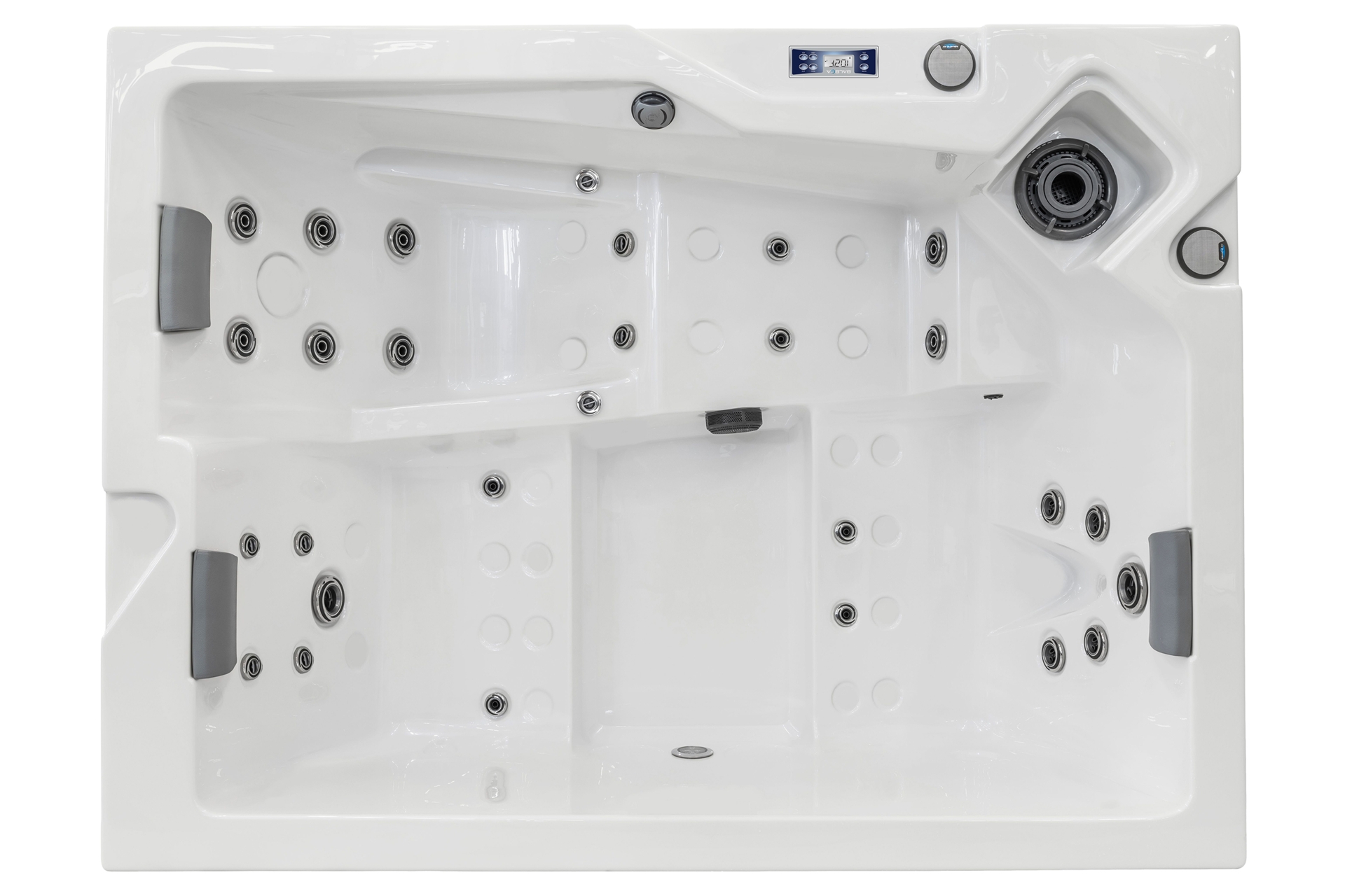 Wanna ogrodowa z hydromasażem Hanscraft Oka Plug & Play 2 - dla 3 osób - 28 dyszy masujących Wanna ogrodowa z hydromasażem Hanscraft Oka Plug & Play 2