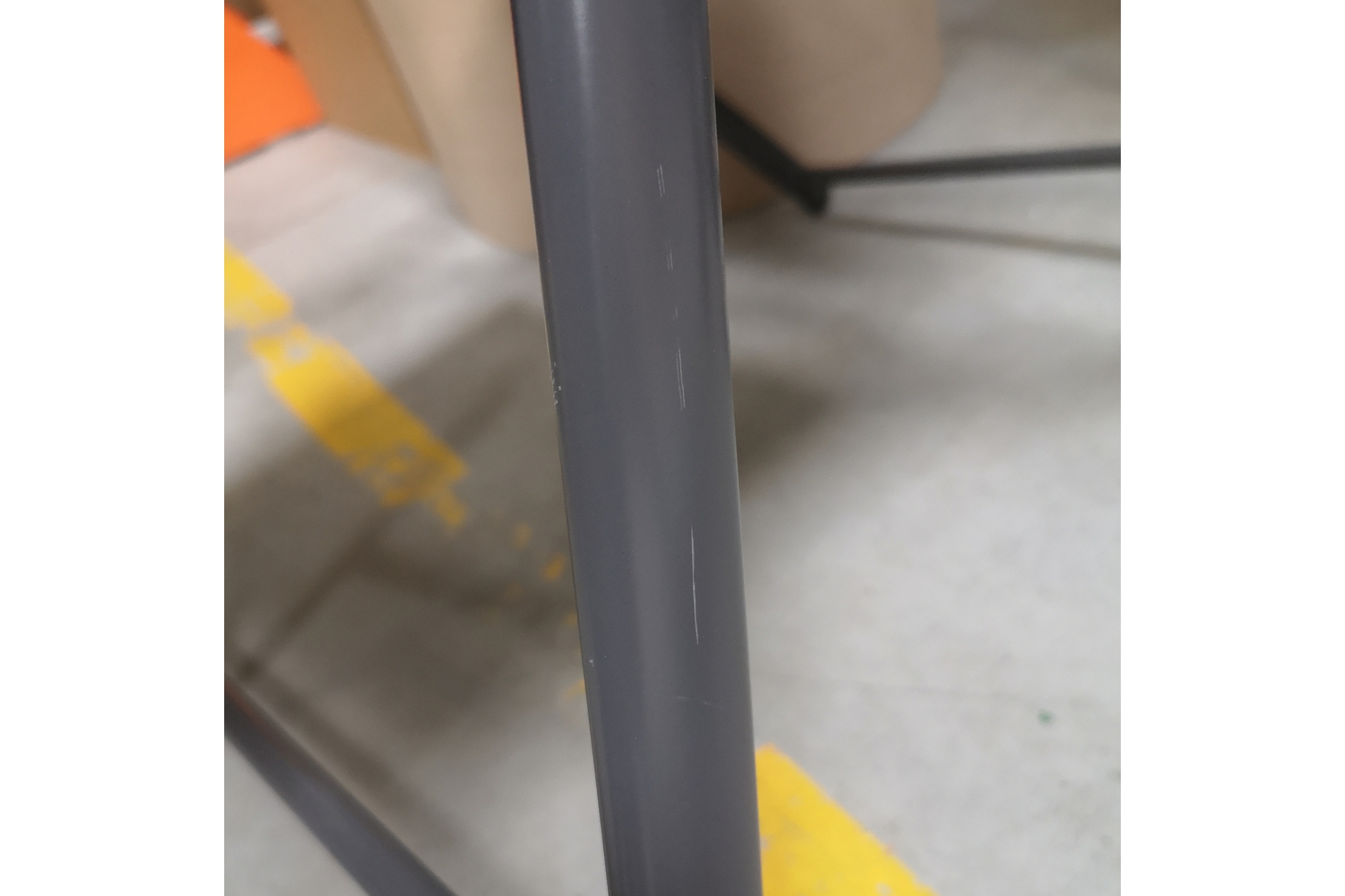 Krzesło ogrodowe metalowe Casablanca Grey / Black II. gatunek