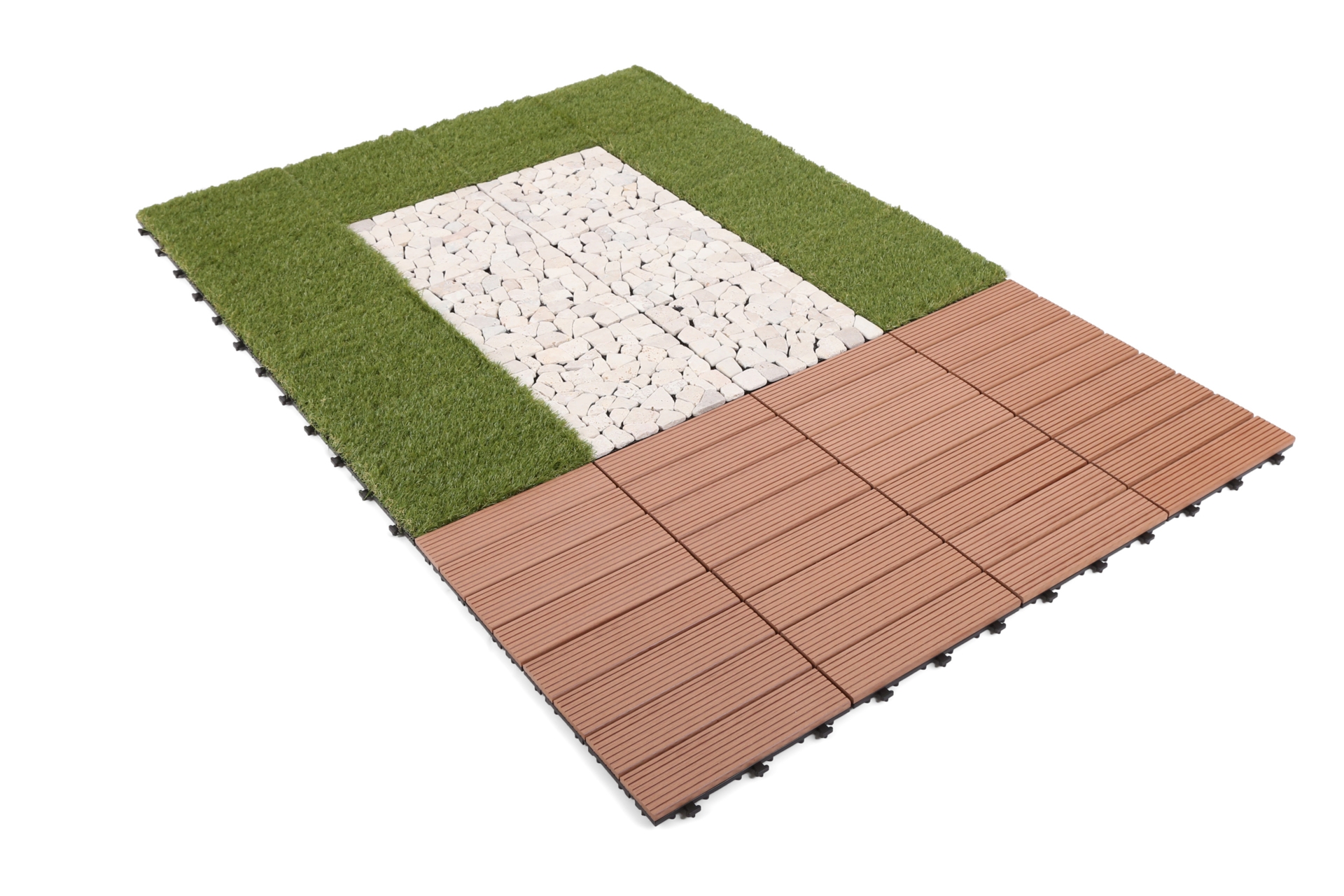 Podest tarasowy kompozytowy brązowy