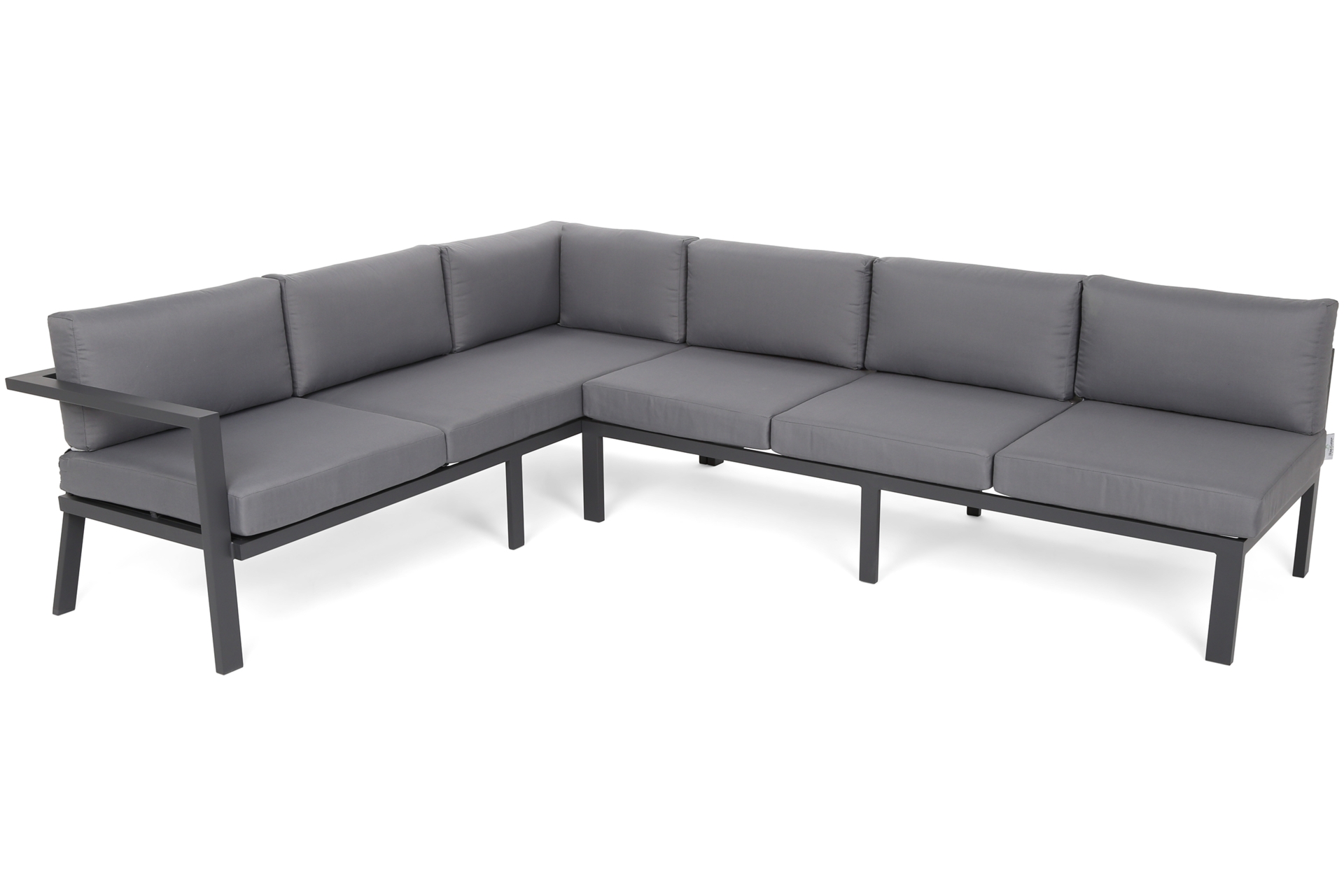 Narożne meble ogrodowe aluminiowe Miami Grey / Window Grey