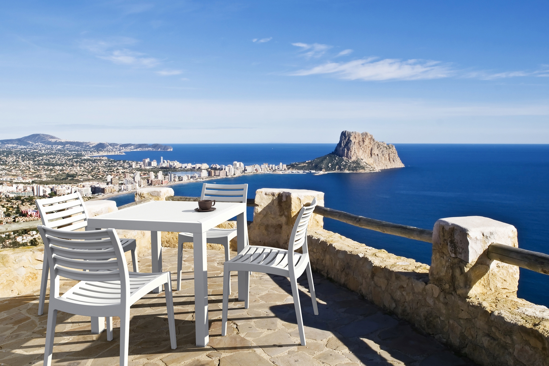 Stół Siesta Ares 80 cm Taupe