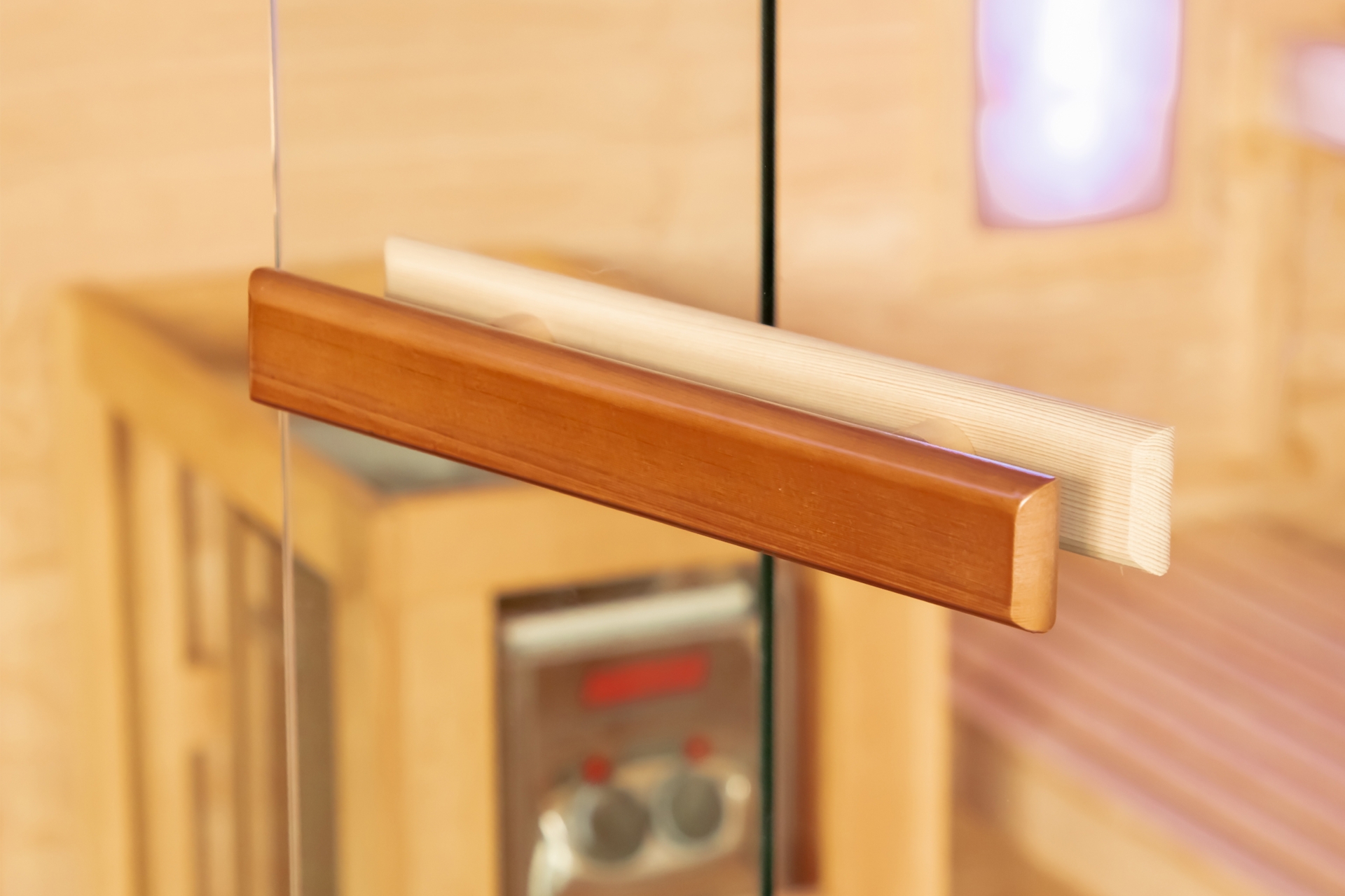 Sauna fińska narożna Nordum Pure 2-osobowa brązowa