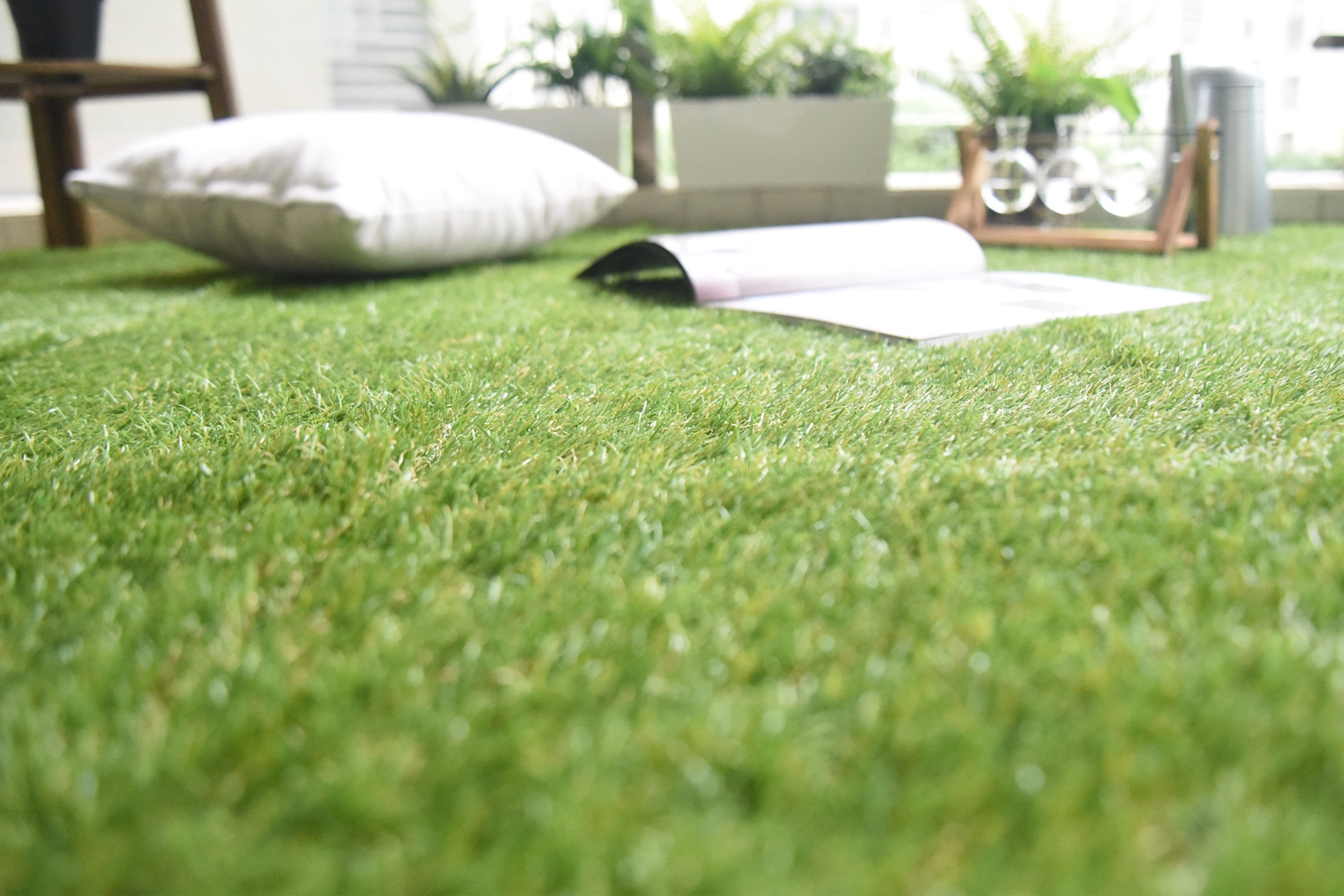 Podest tarasowy trawa