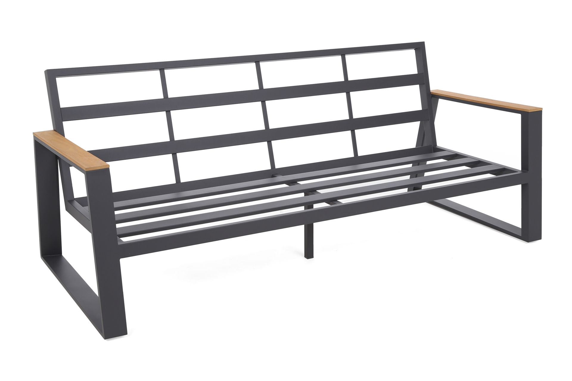 Meble ogrodowe aluminiowe Rimini Dark Grey / Beige Melange