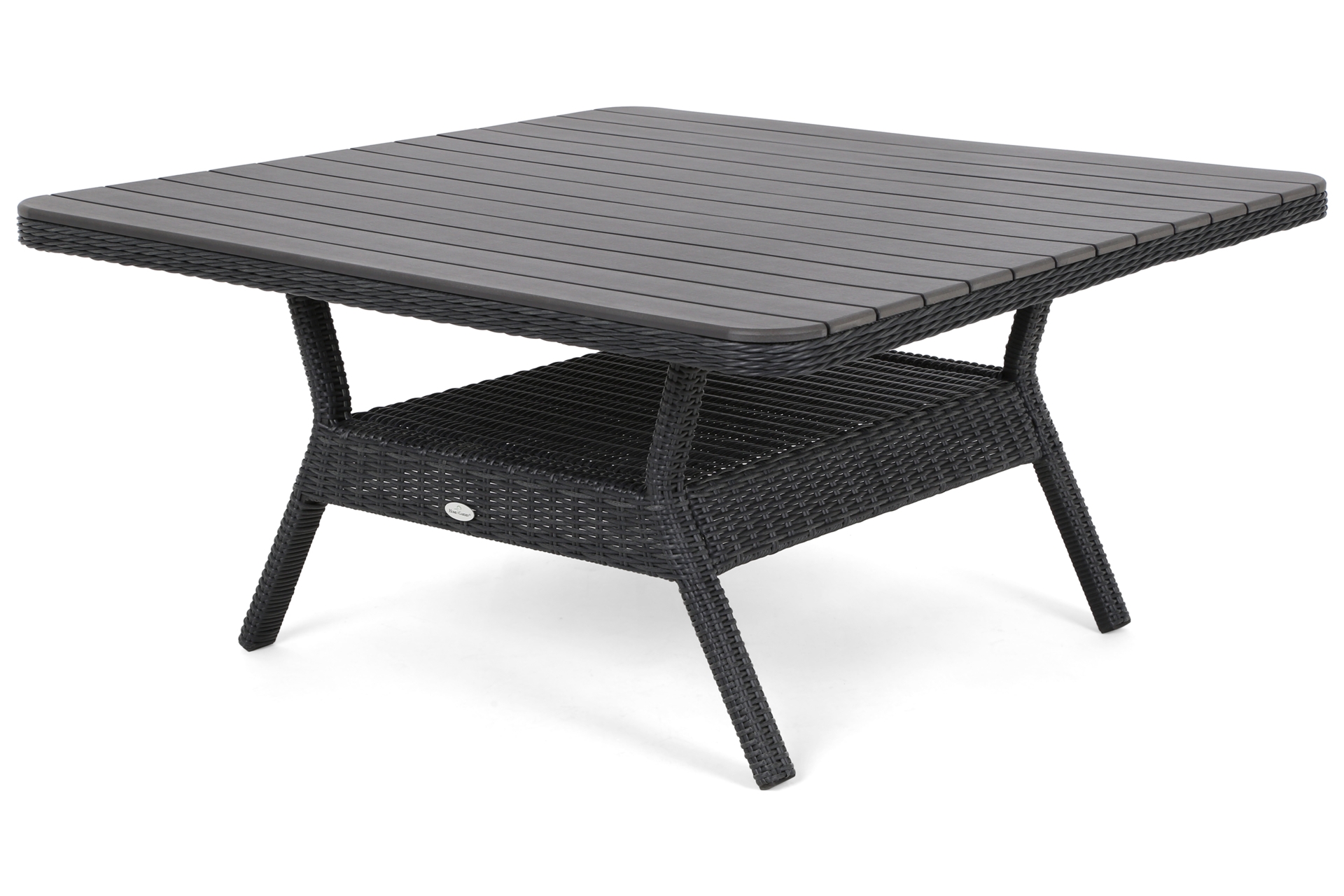 Narożne meble ogrodowe technorattanowe Windsor Grey / Grey Melange - szary - dla 11 osób Narożne meble ogrodowe technorattanowe Windsor Grey / Grey Melange