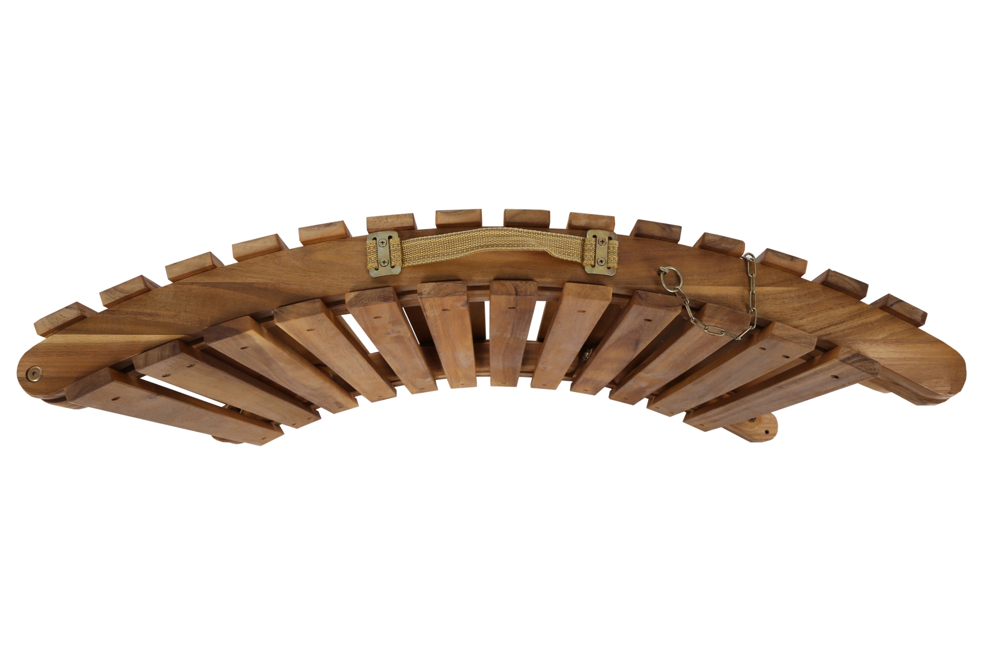 Leżanka ogrodowa drewniana Akacja Lux z poduszką