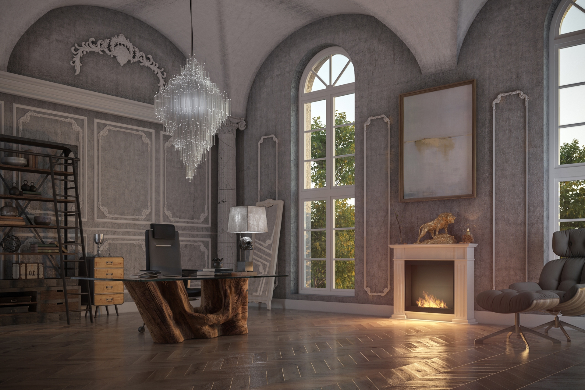 Biokominek Infire Inportal 1 biały