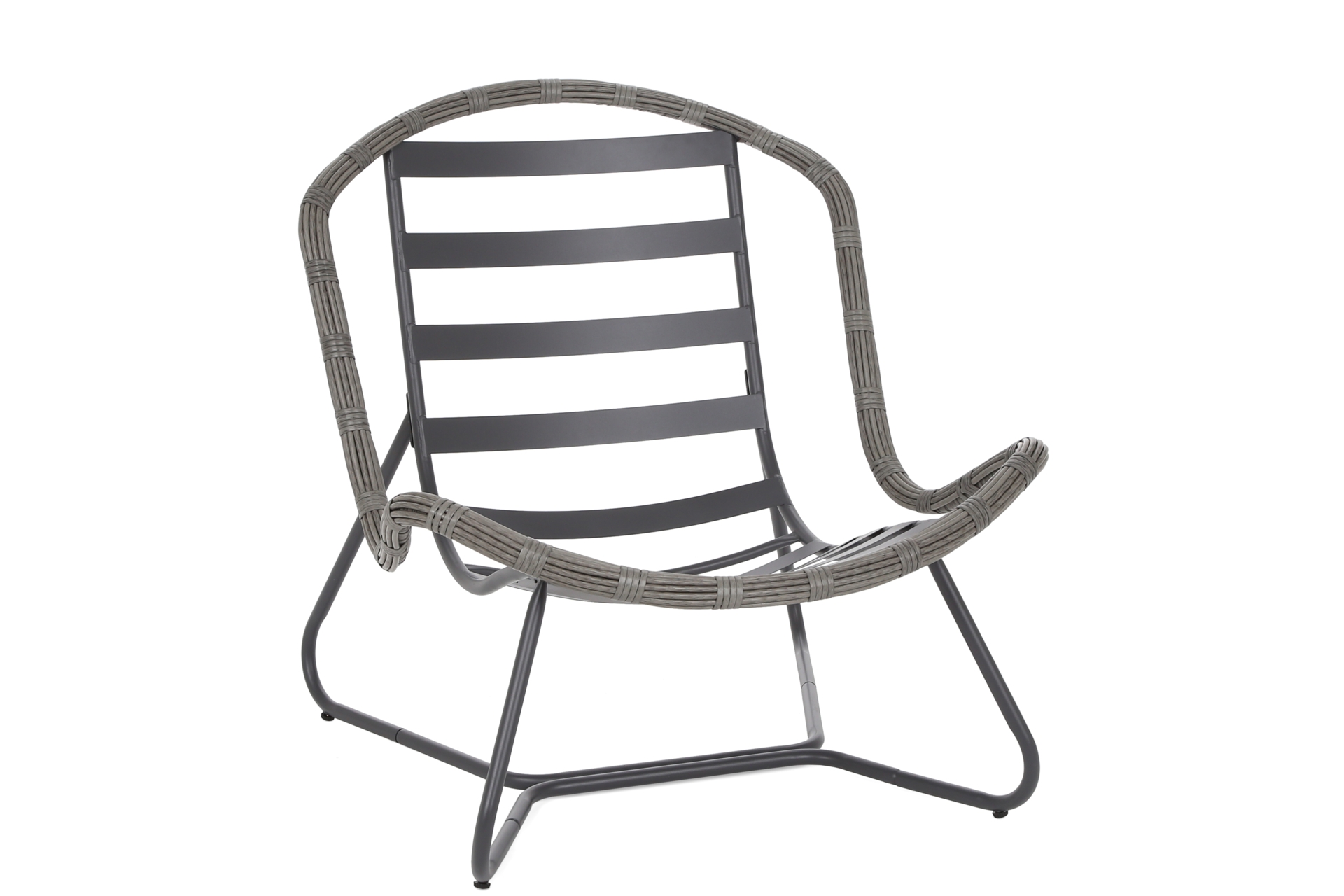 Meble technorattanowe Palermo szare - dla 4 osób Meble ogrodowe technorattanowe Palermo Grey / Grey