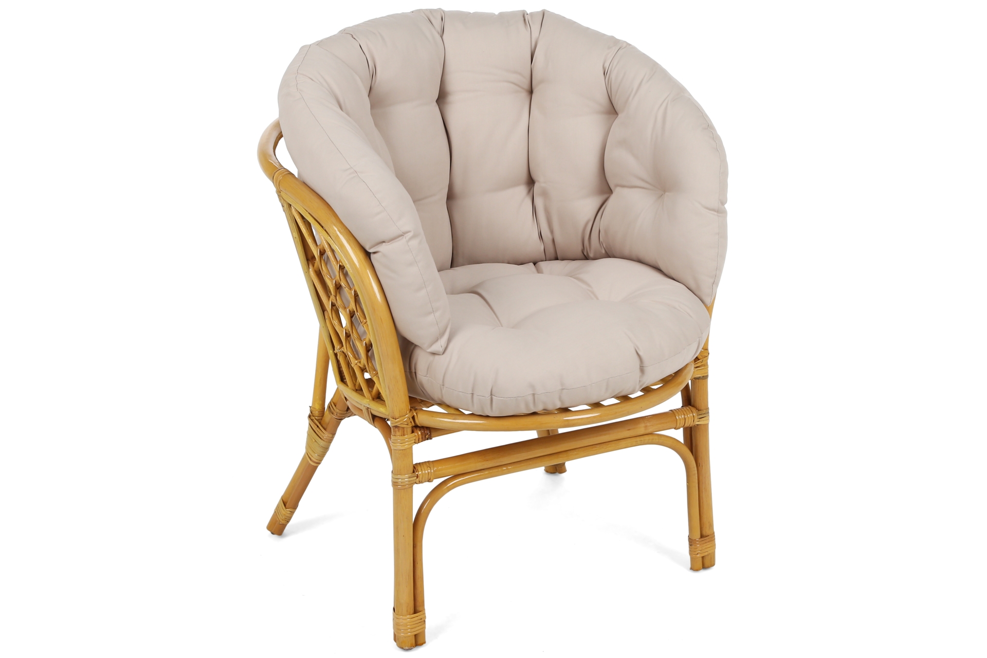 Meble ogrodowe rattanowe Bahama Honey / Cream 3+1