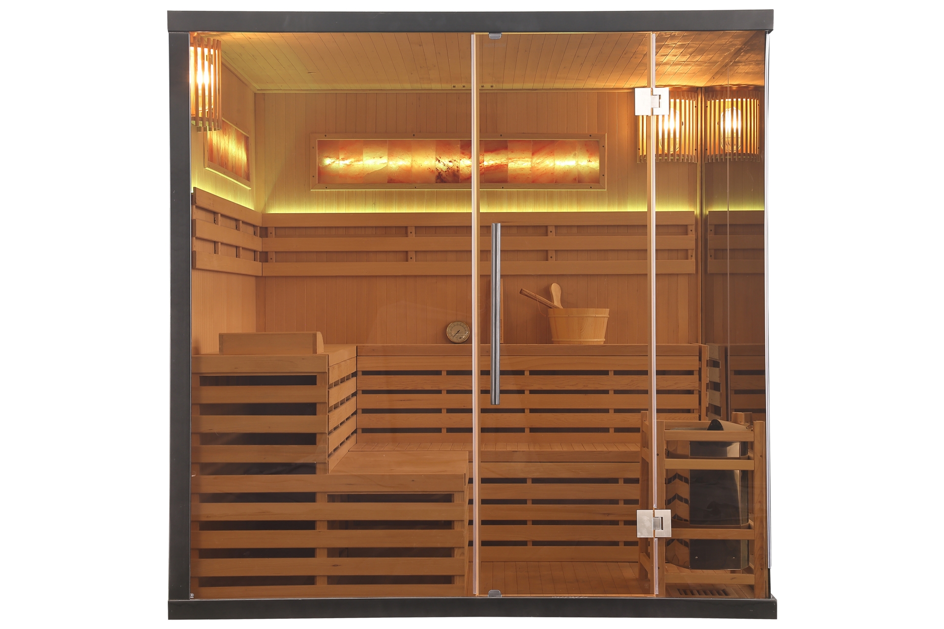 Sauna fińska Nordum Solea Edge 4-osobowa czarna