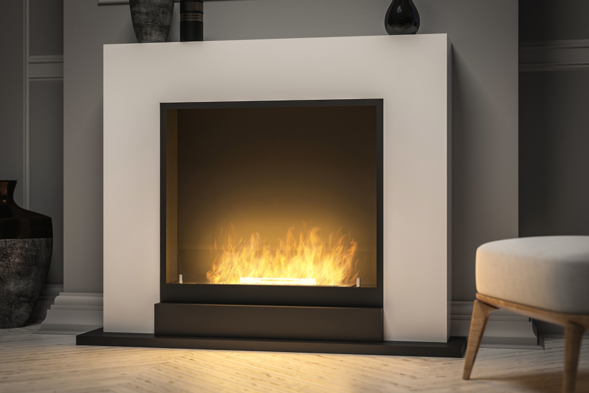 Biokominek Infire Inportal 2 biały