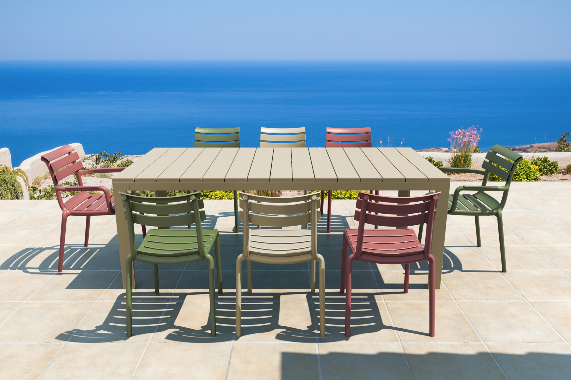 Krzesło Siesta Paris oliwkowe Krzesło Siesta Paris Olive Green