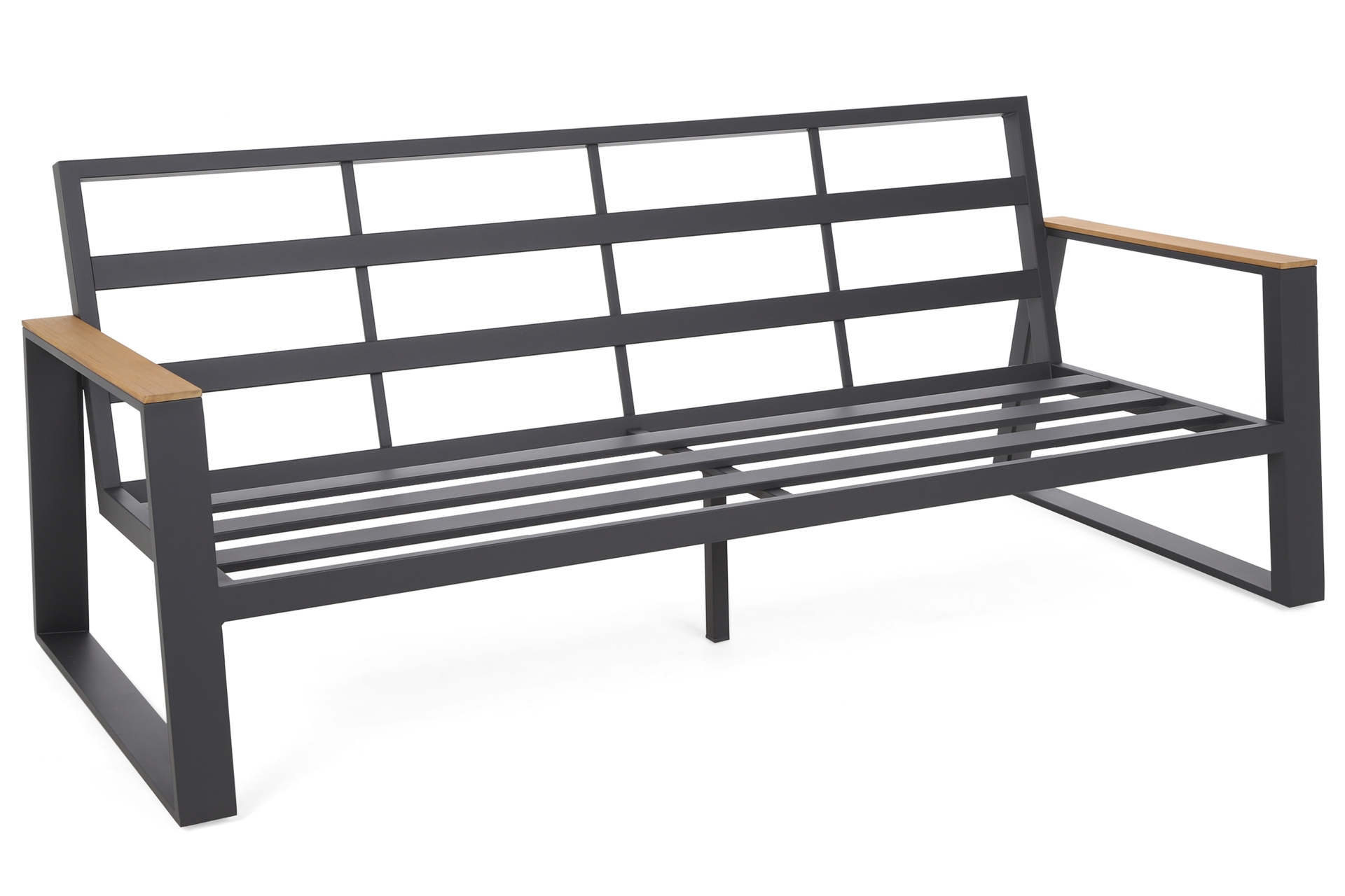 Meble ogrodowe aluminiowe Rimini Dark Grey / Grey Melange