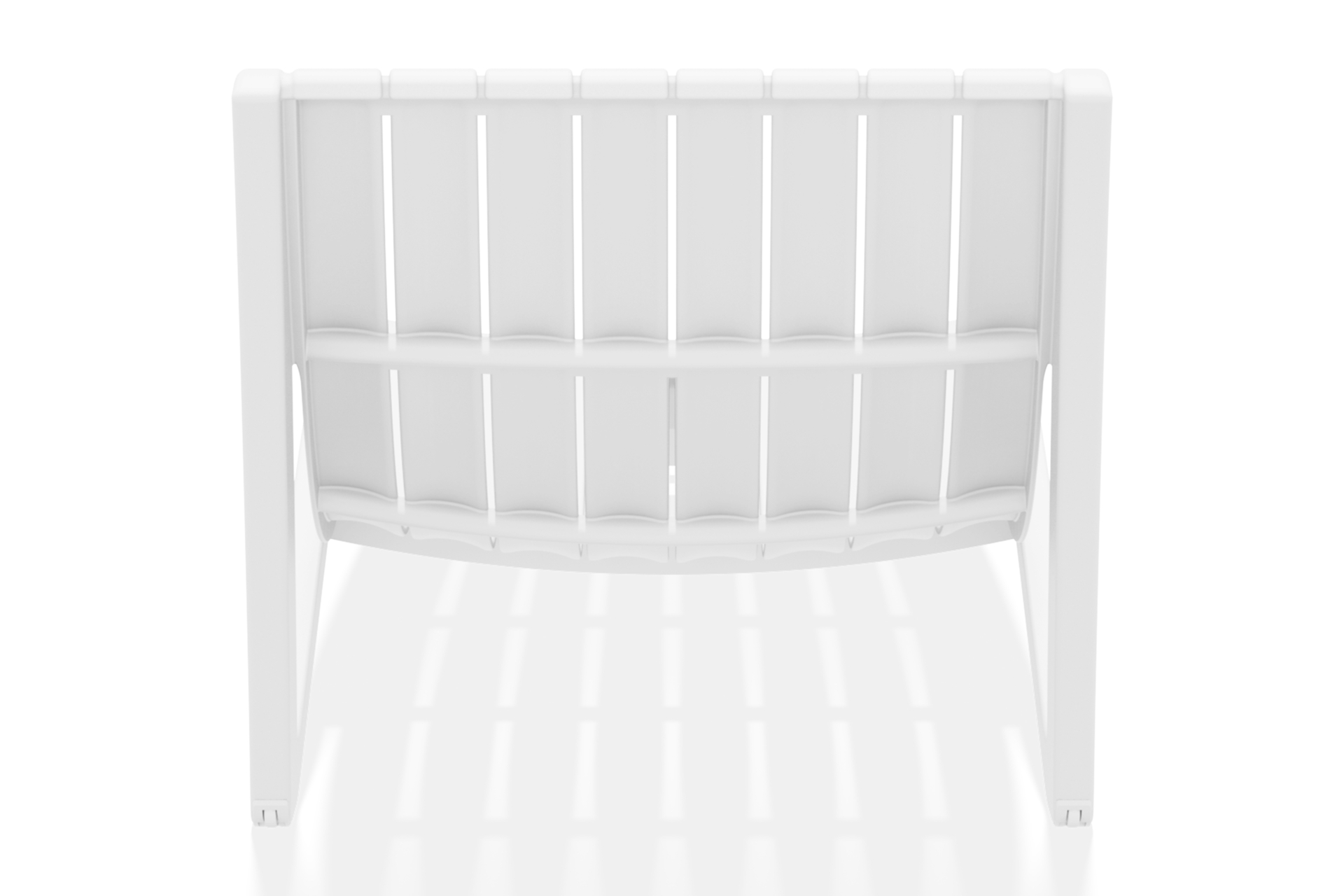 Leżak ogrodowy Siesta Slim White