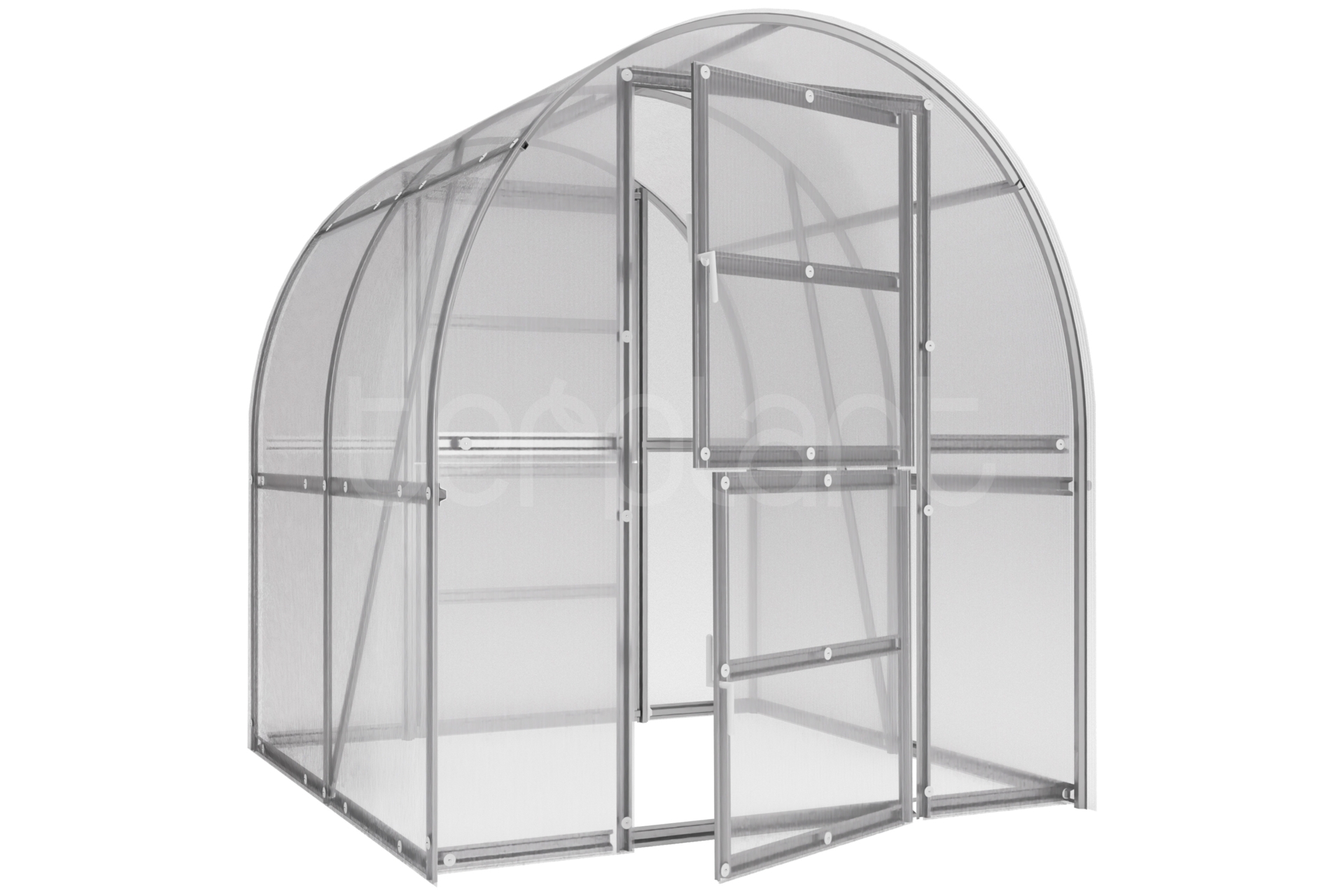 Szklarnia ogrodowa z poliwęglanu Terplant Comfort 2x2 m