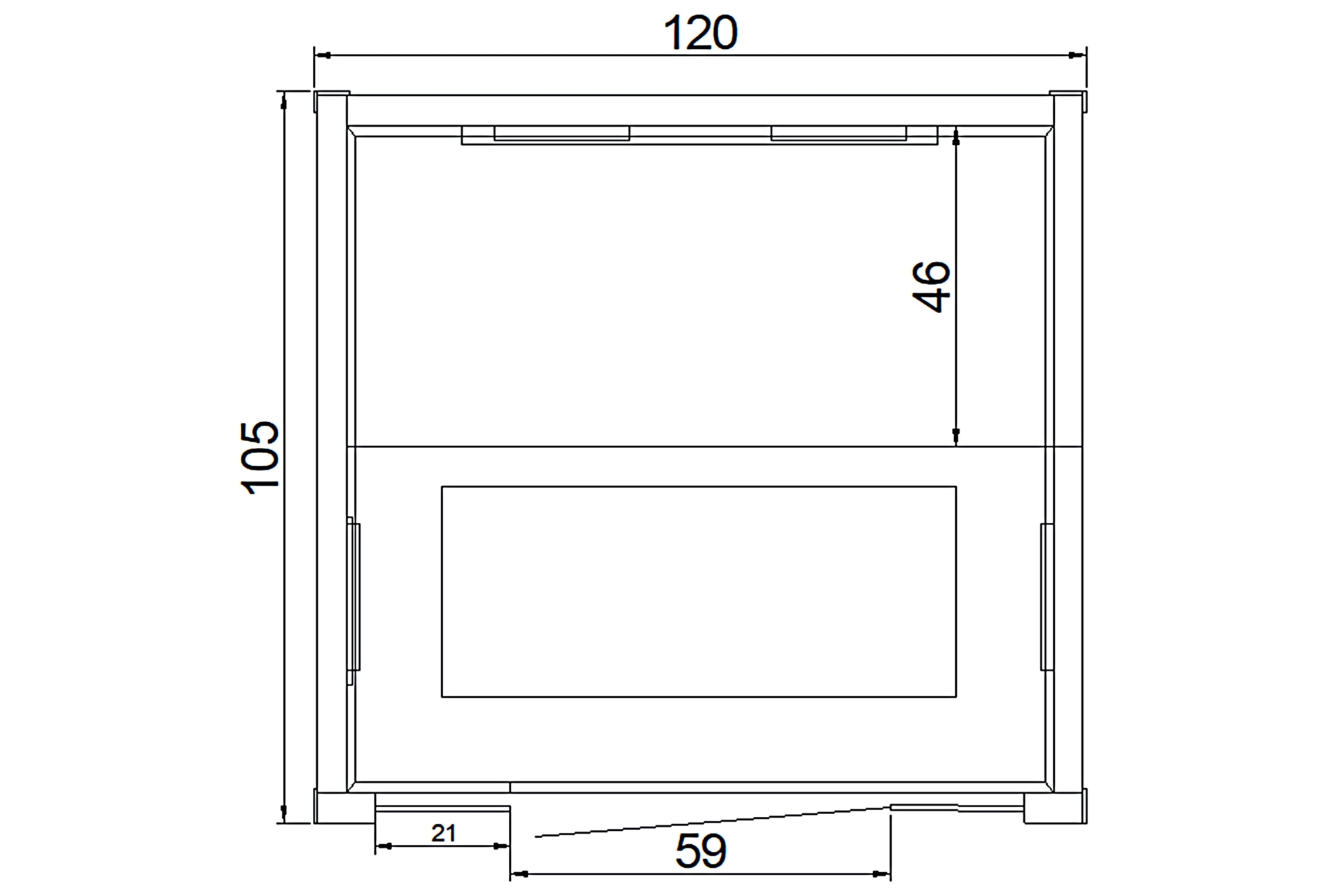 Sauna infrared Nordum Basic 2-osobowa naturalna