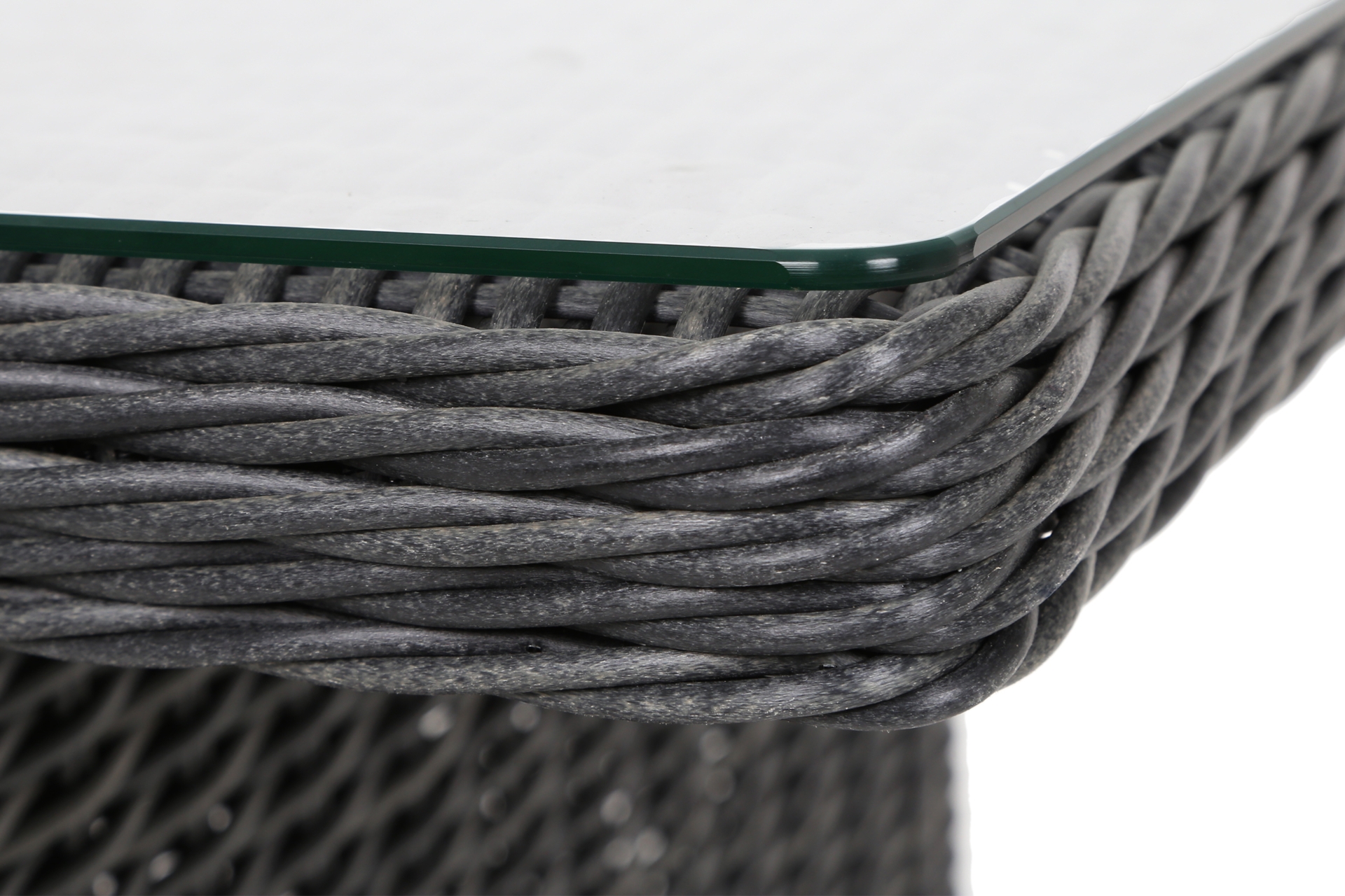 Narożnik technorattanowy lewy Alicante Grey / Grey Melange