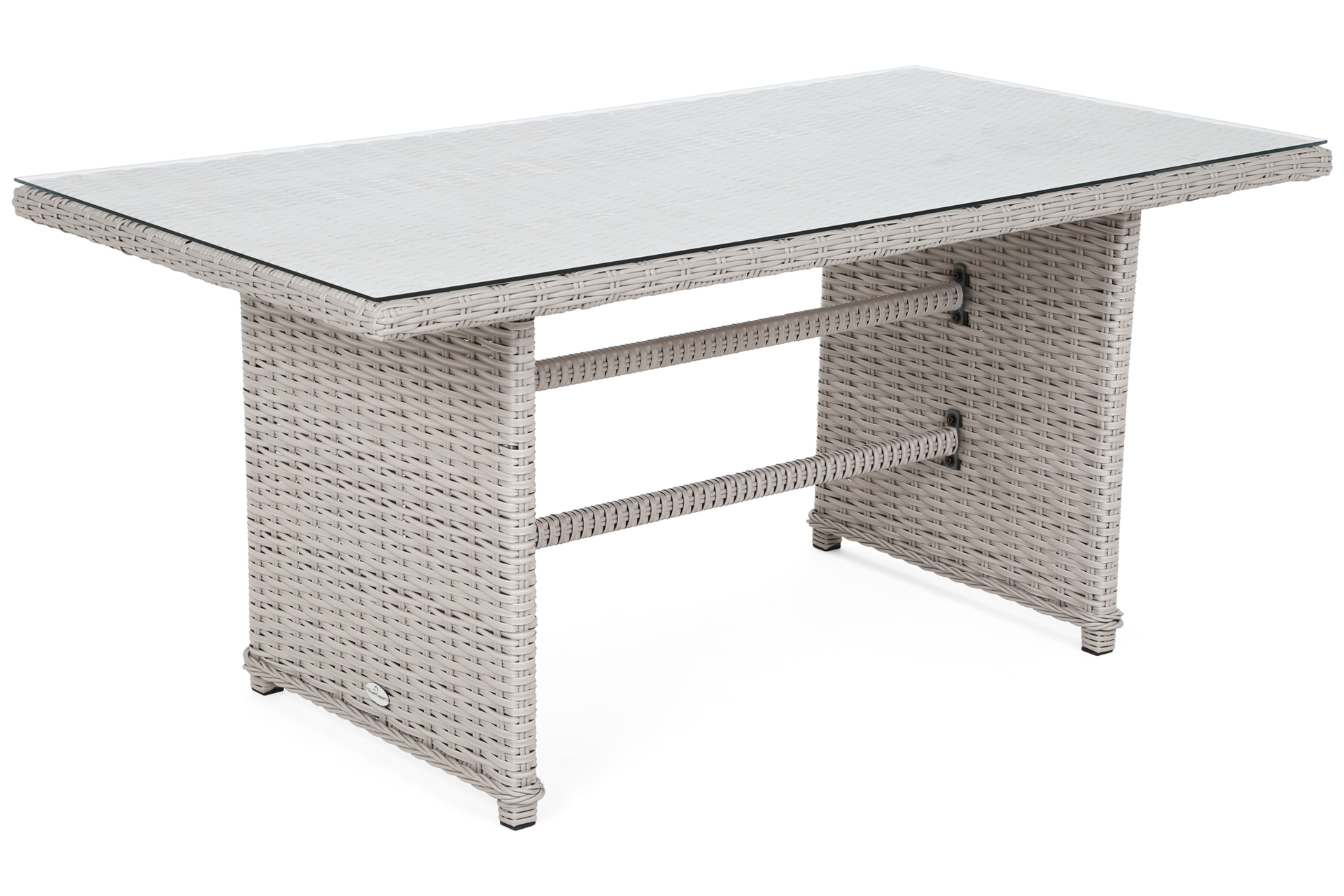 Meble ogrodowe technorattanowe Bergamo White / Grey