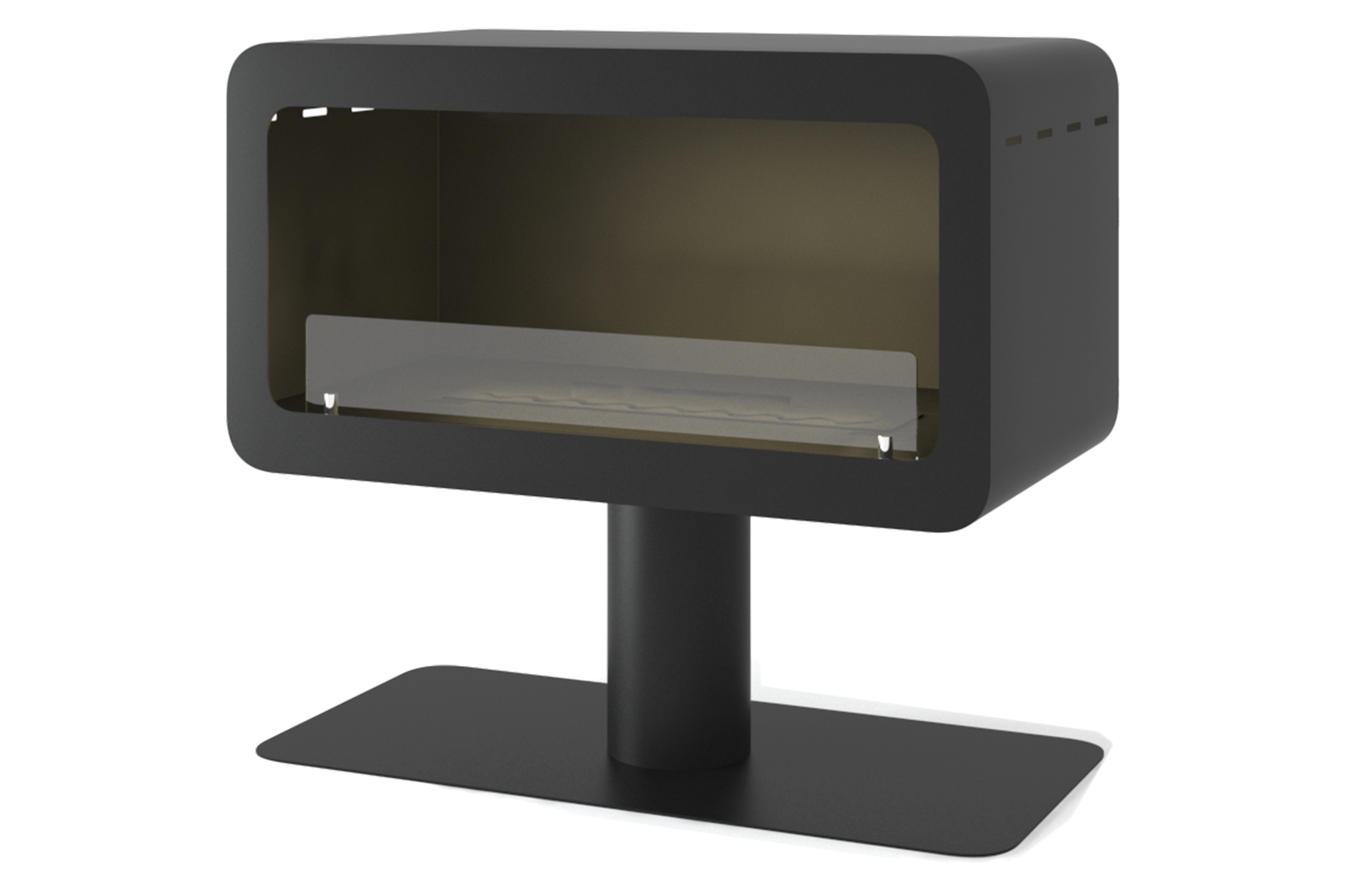 Biokominek nowoczesny Infire Inecco czarny Biokominek Infire Inecco czarny