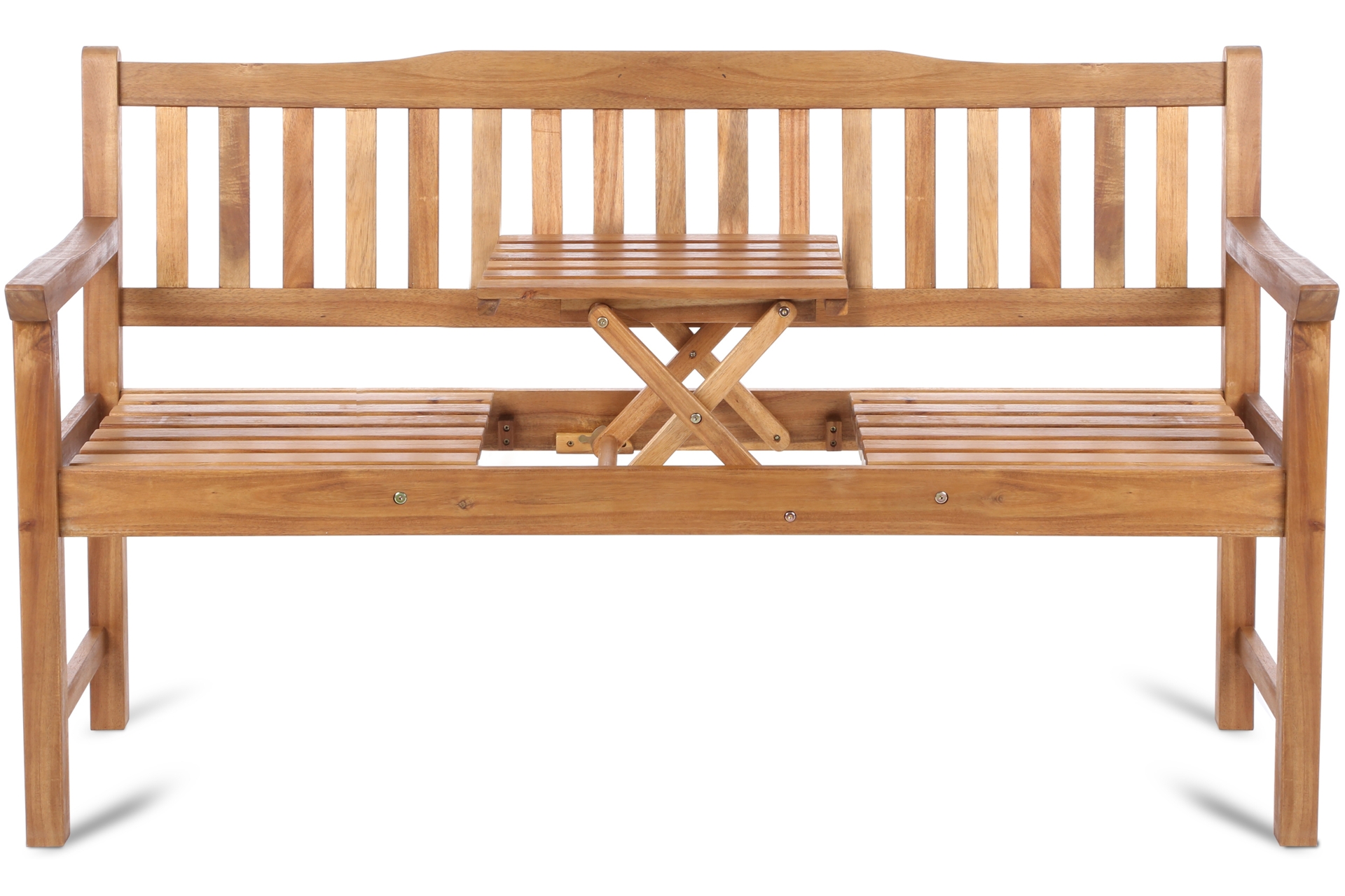 Ławka ogrodowa drewniana Akacja ze stolikiem