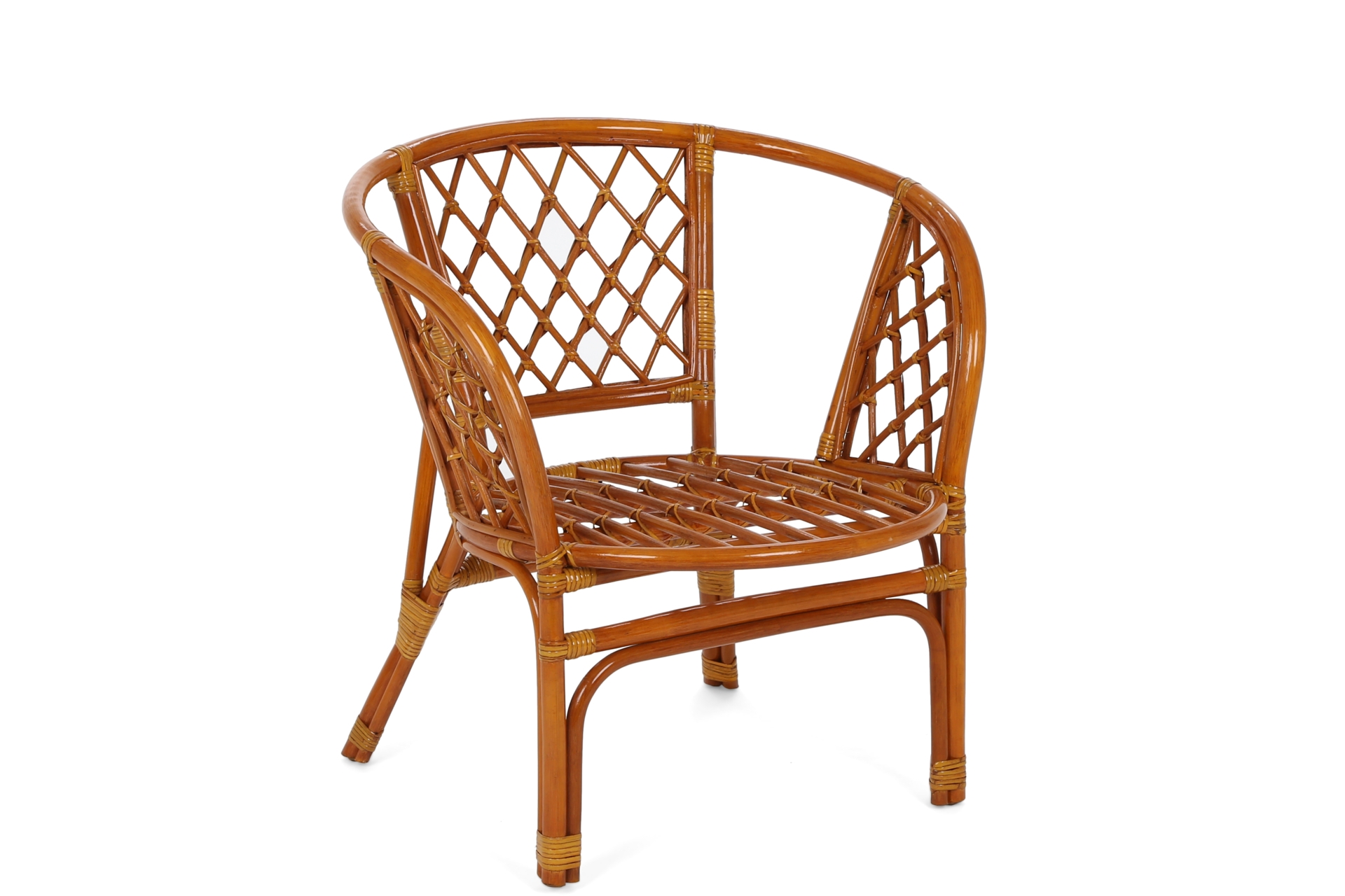 Meble ogrodowe rattanowe Bahama Orange / Latte 3+1 - dla 4 osób - naturalny materiał Meble ogrodowe rattanowe Bahama Orange / Latte 3+1