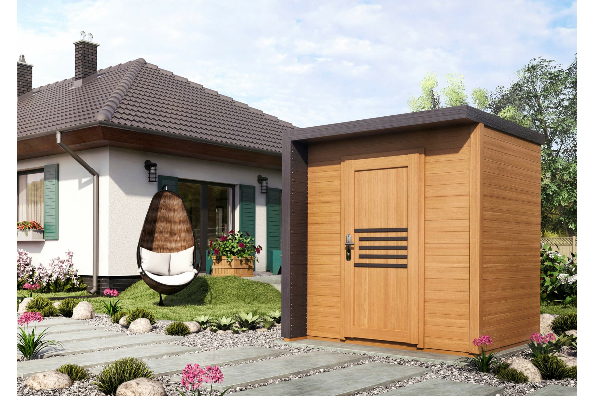 Domek ogrodowy Megiw Bratek