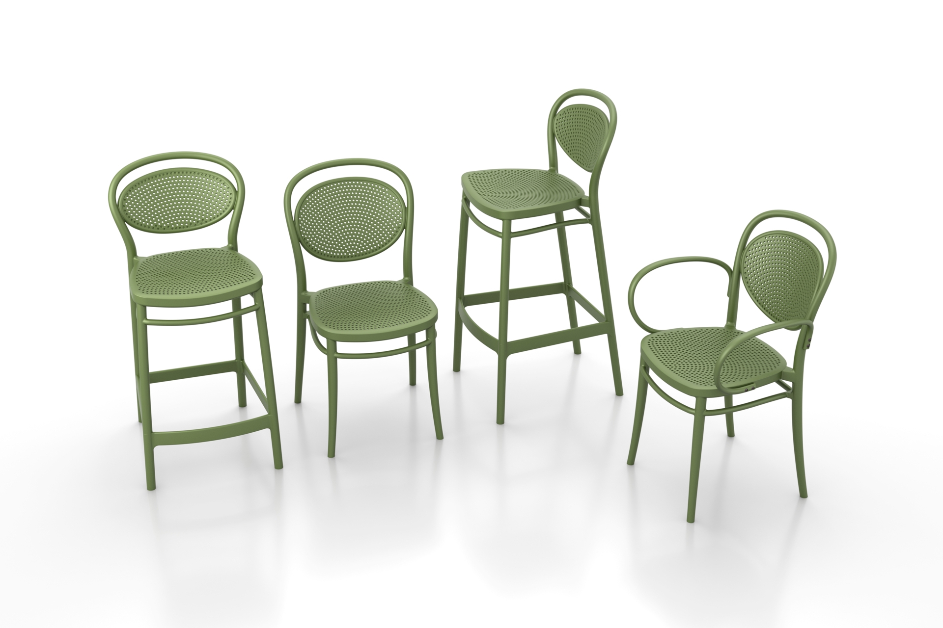 Krzesło Siesta Marcel Olive Green