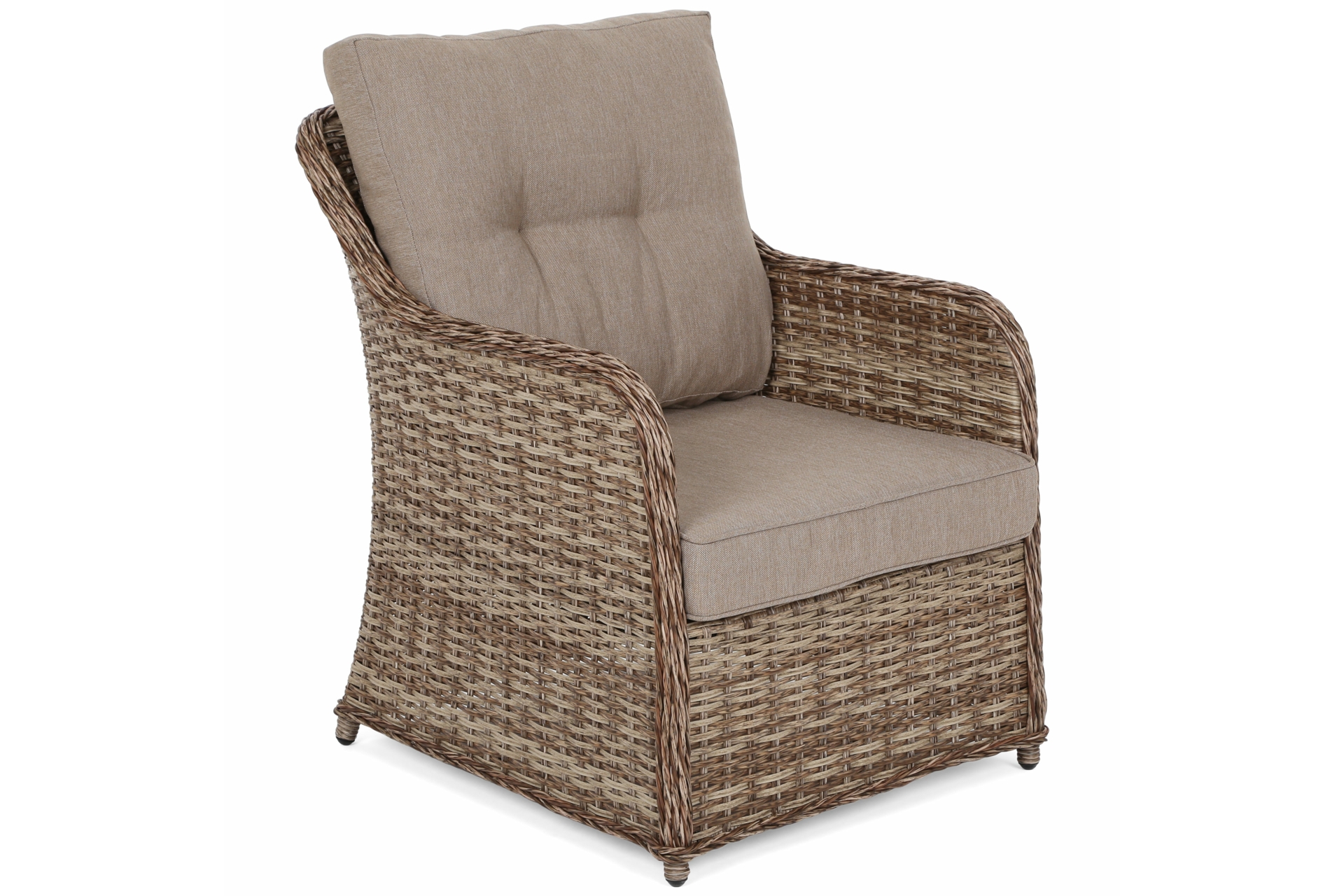 Narożny zestaw mebli ogrodowych Bergamo Ginger / Brown Melange