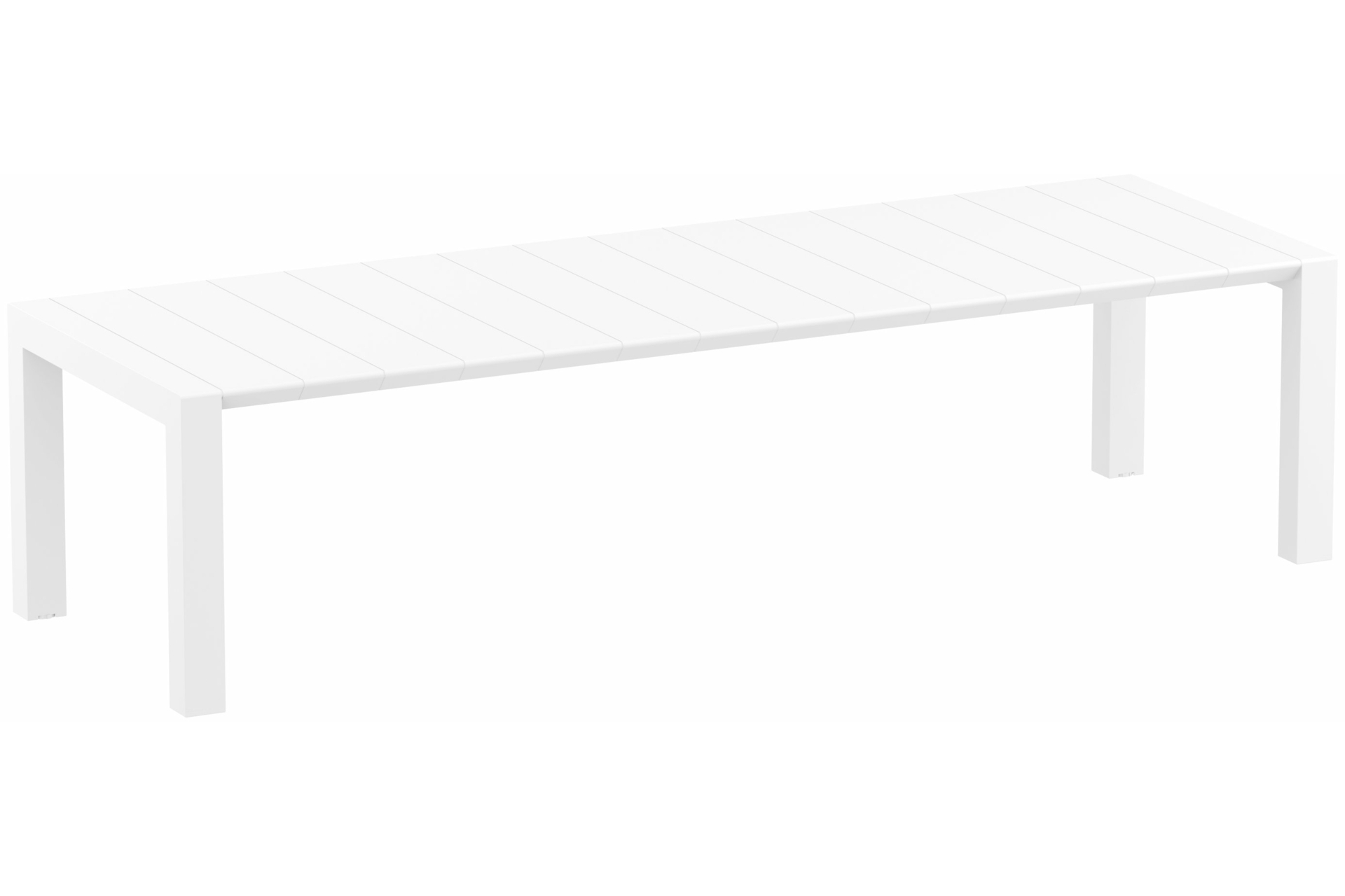 Stół Siesta Vegas 260+40 cm White