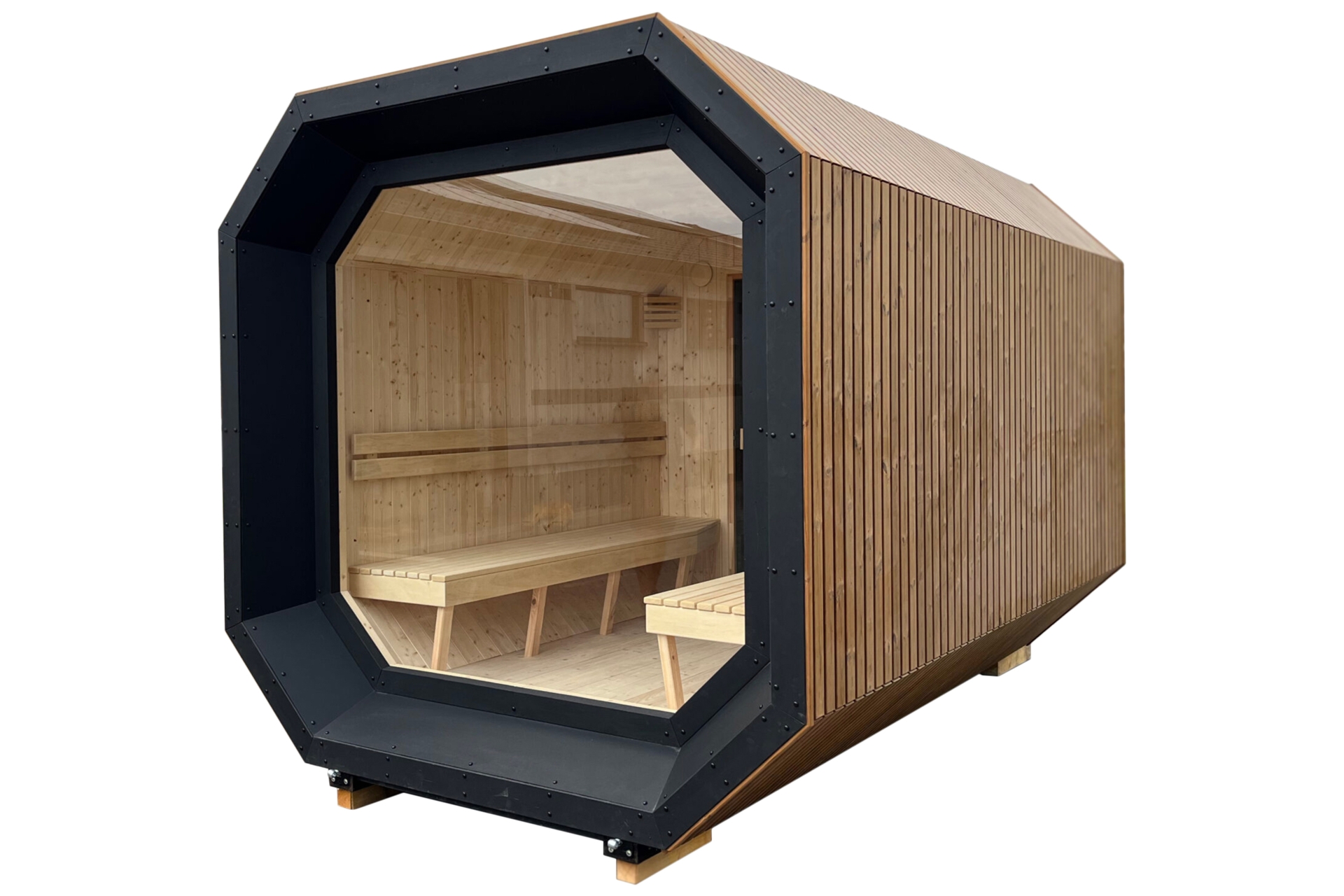 Sauna fińska ogrodowa Scandi 400 x 245 cm Sauna fińska ogrodowa Scandi 400 x 245 cm