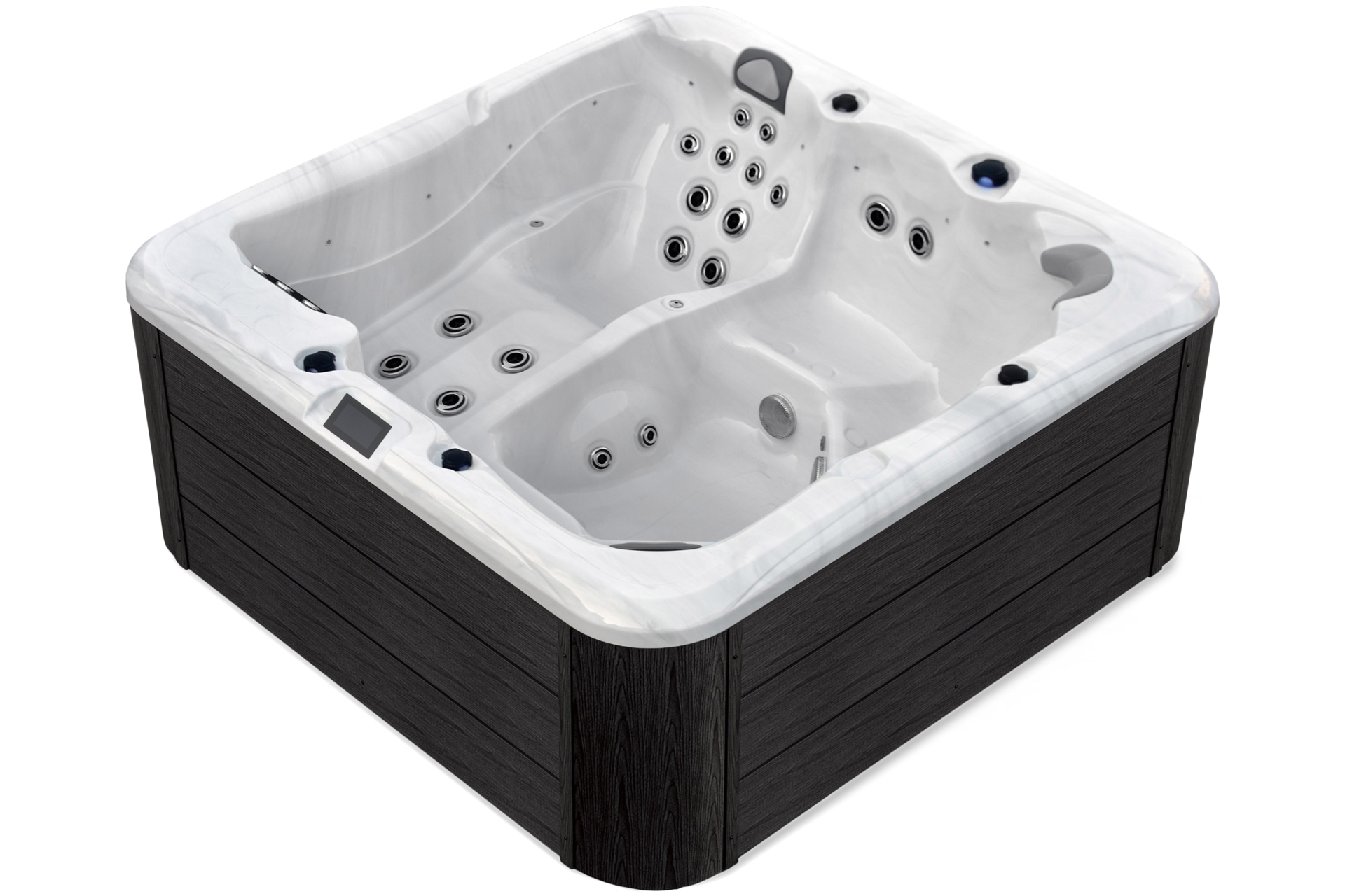 Wanna ogrodowa z hydromasażem Aquess Zenya 5102 6-osobowa