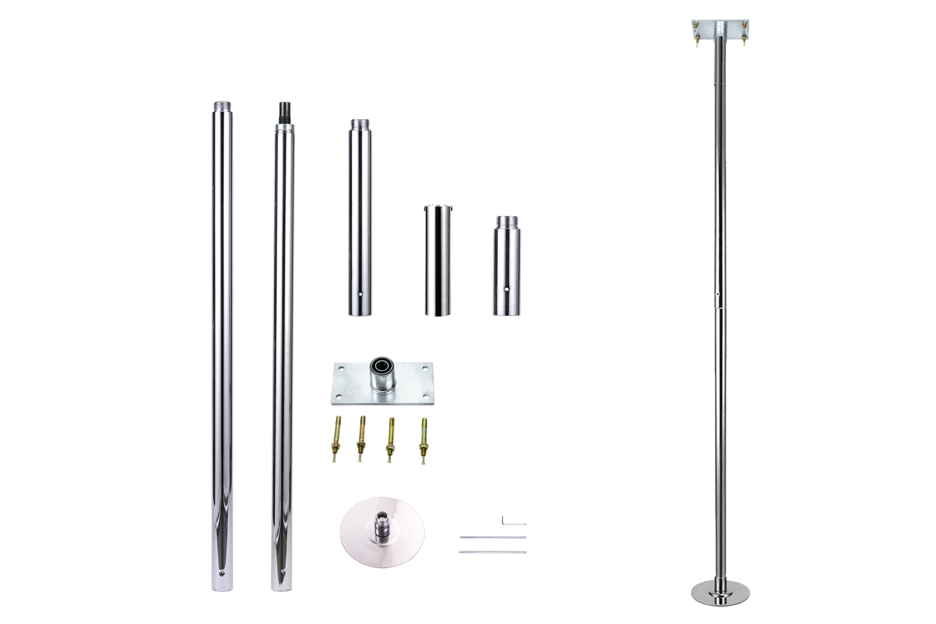 Rura do pole dance Bodyron chromowana