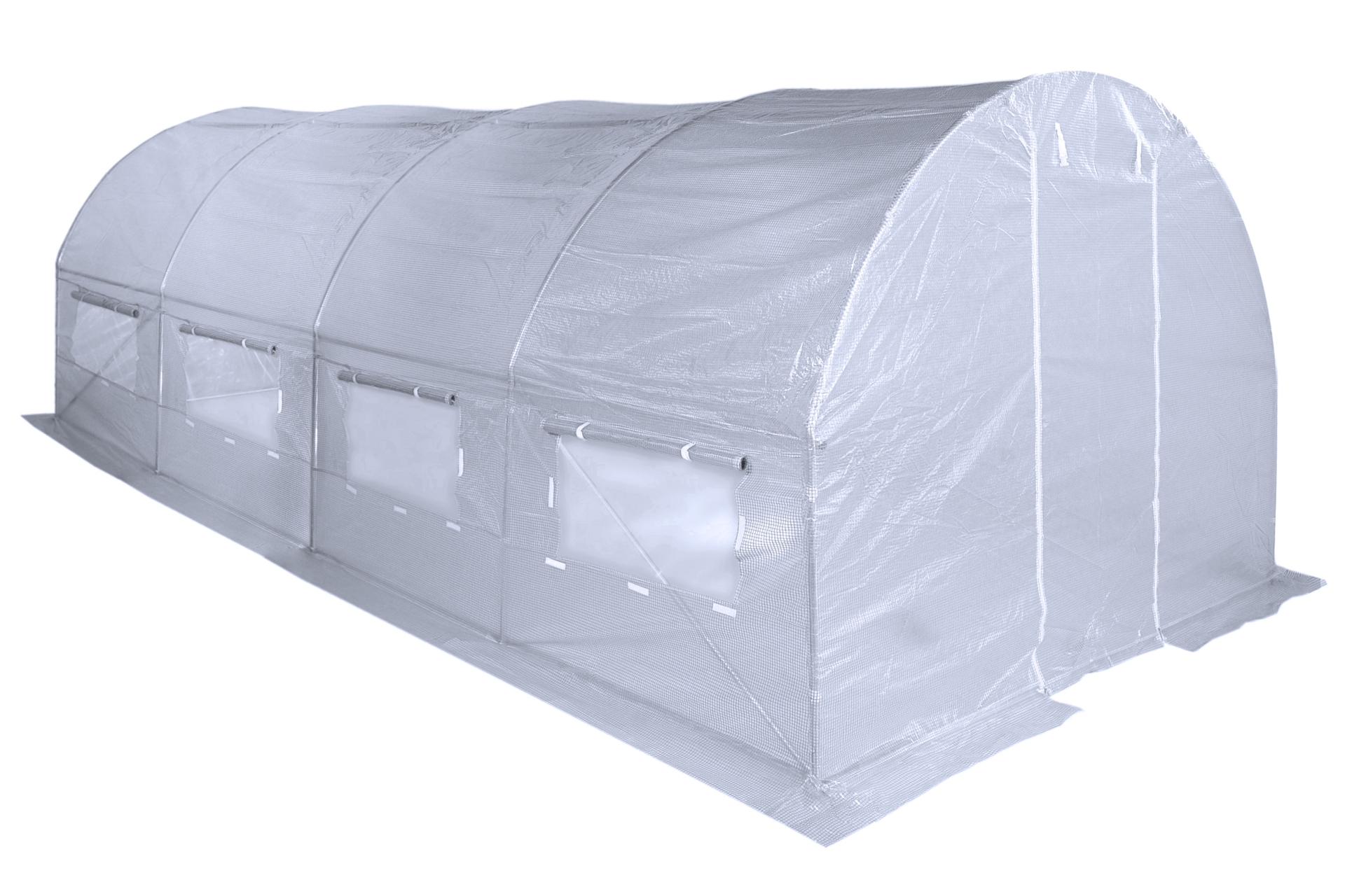 Tunel foliowy 3x6 m wzmocniony biały