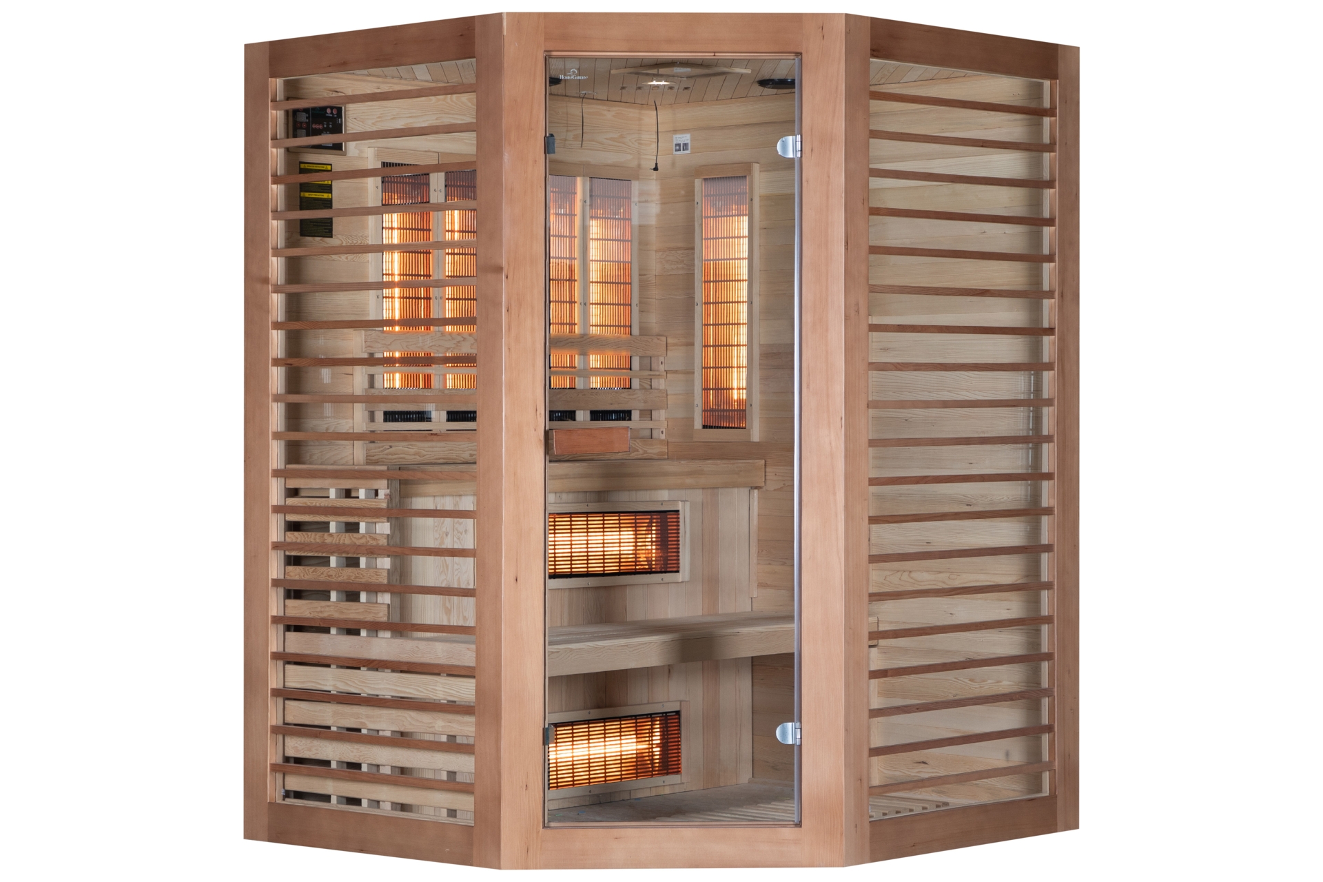 Sauna infrared narożna EF3CR z koloroterapią