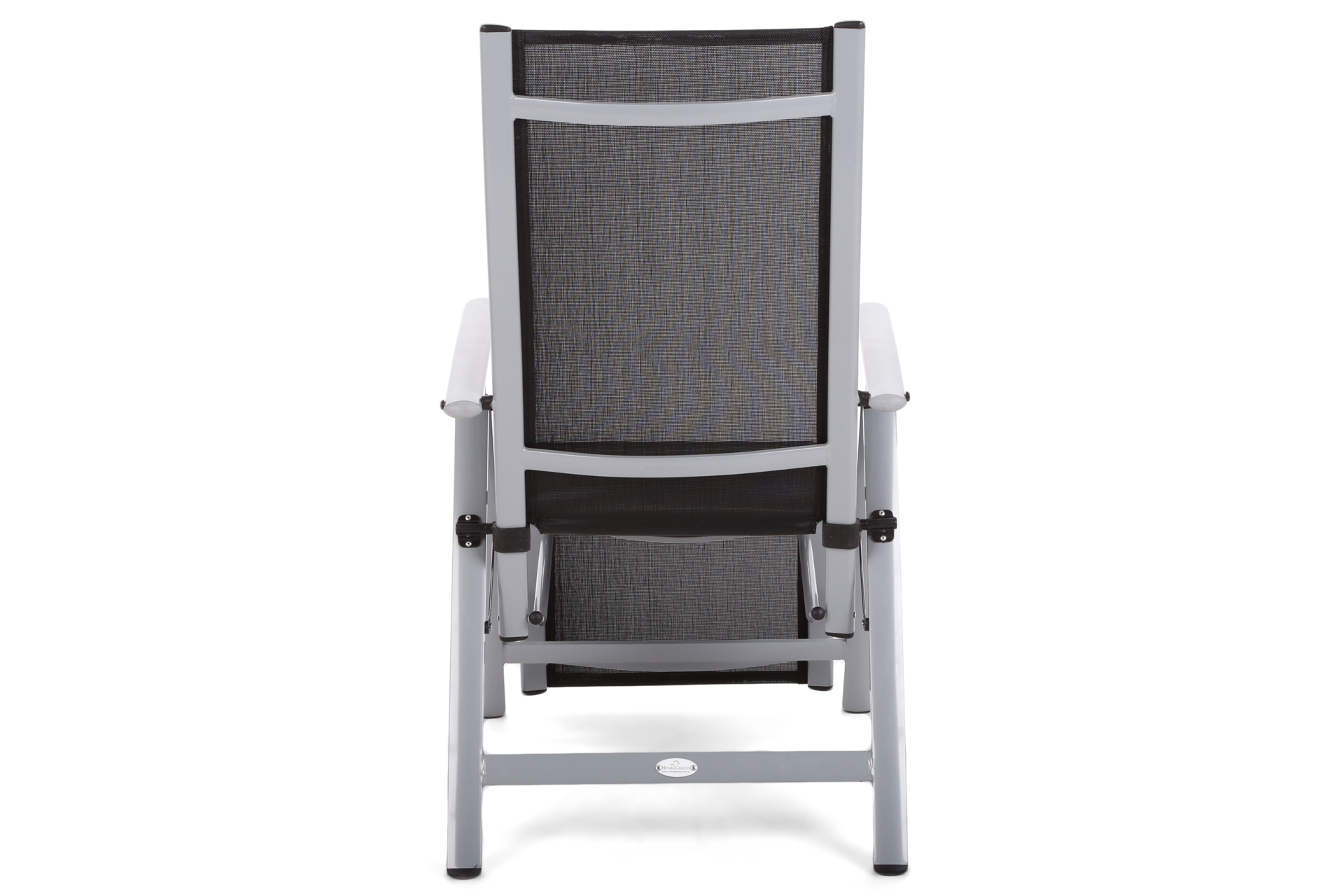 Zestaw krzeseł ogrodowych aluminiowych Ibiza Relax Silver / Black