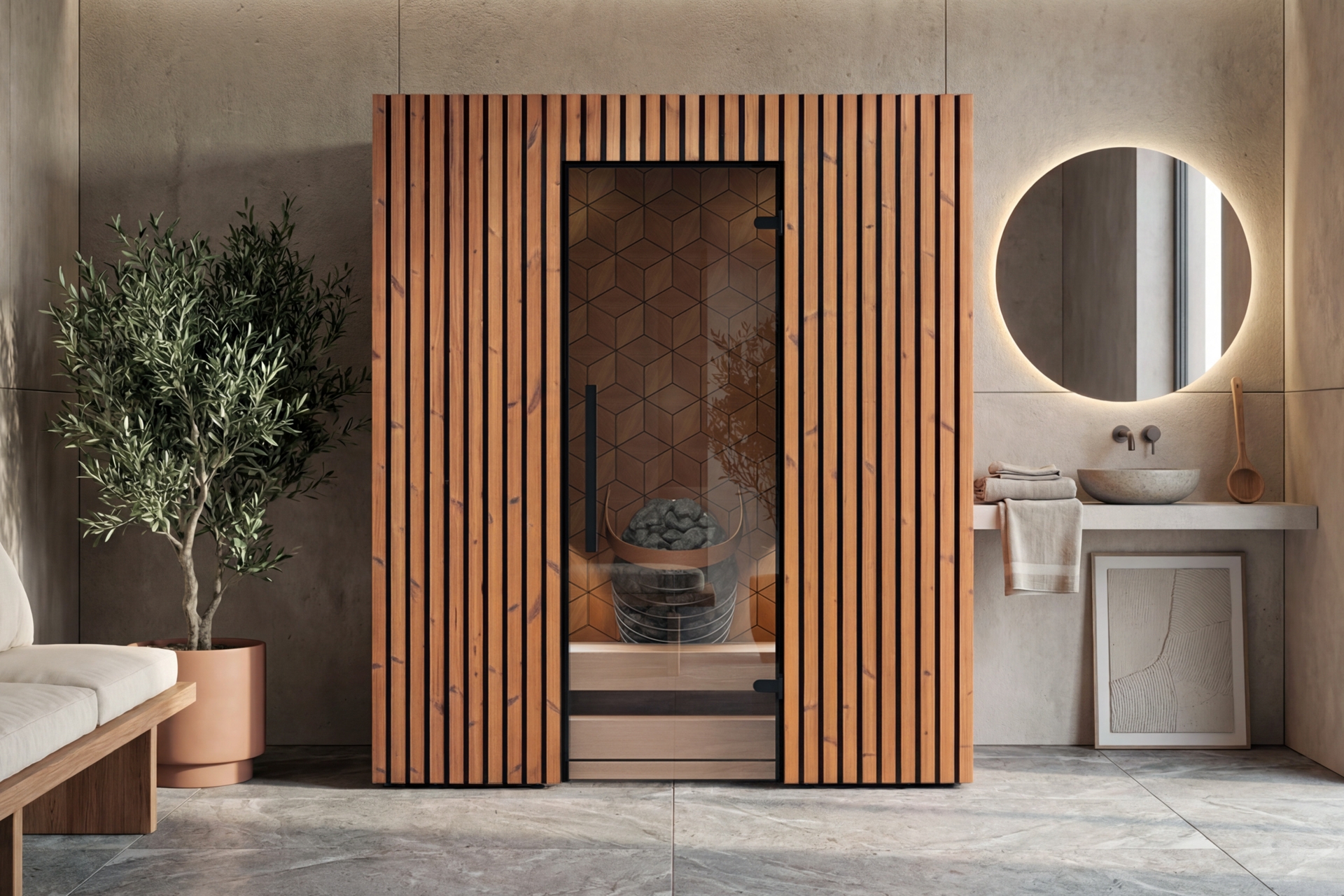 Sauna fińska Leil® Saunas Como 4-osobowa