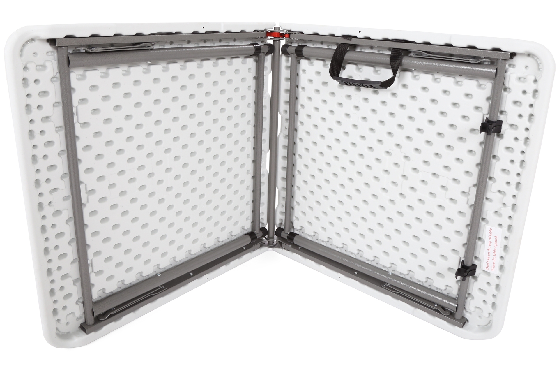 Stół cateringowy, składany stolik z HDPE 122 cm Stół cateringowy składany 122 cm - 2 wysokości