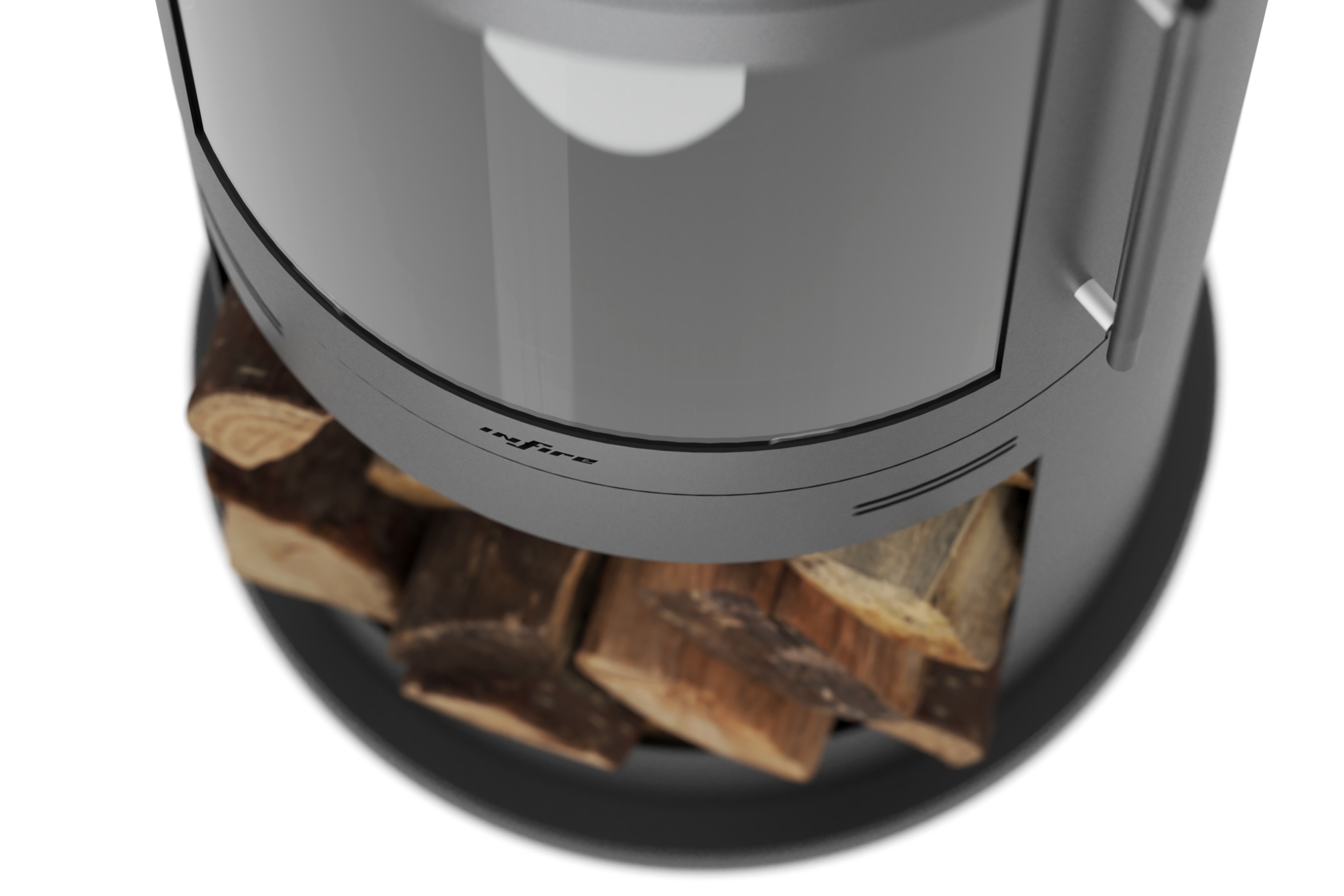 Biokominek na taras Infire Incoza 4 czarny Biokominek Infire Incoza 4 czarny