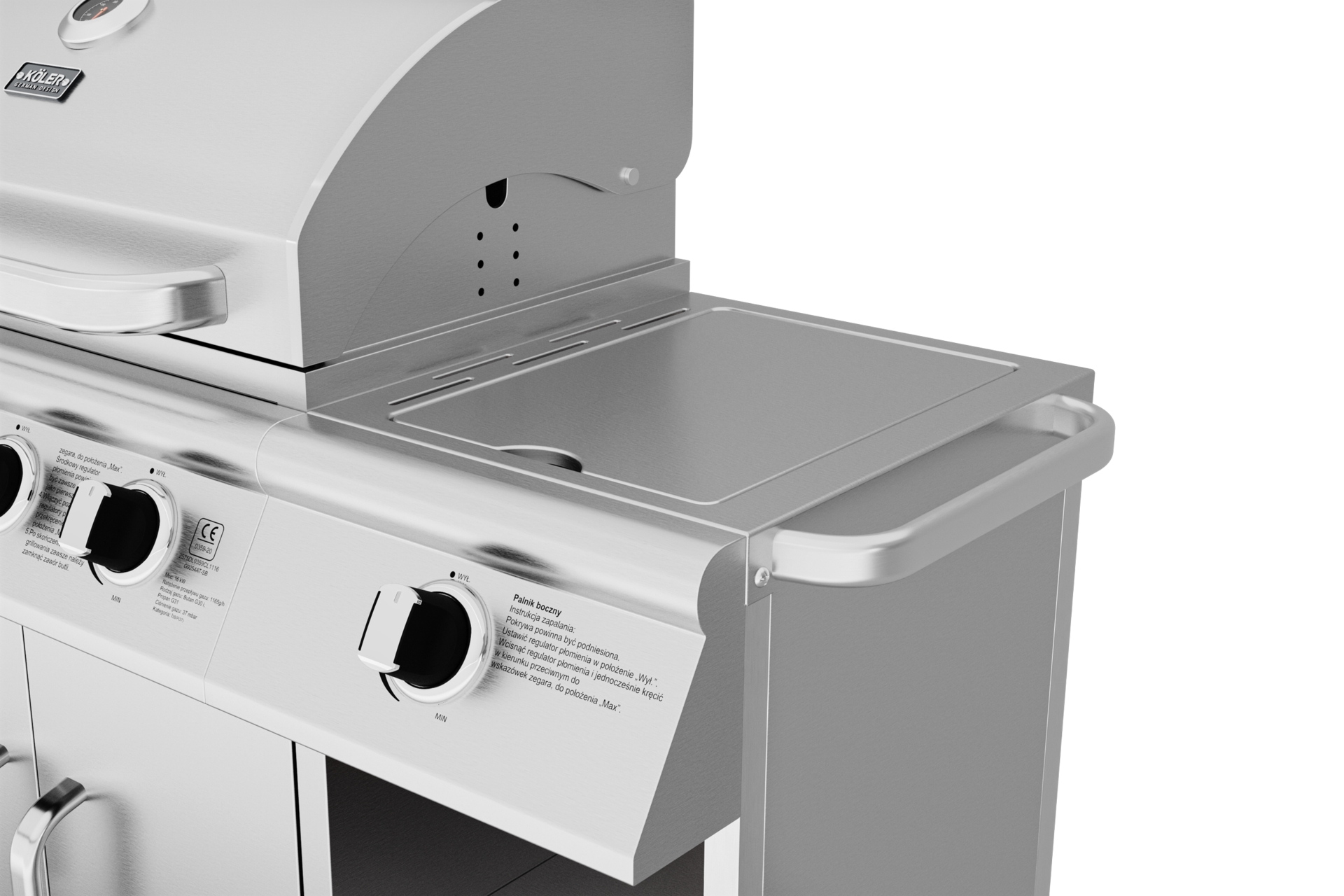 Grill gazowy Köler Relish V3 Silver