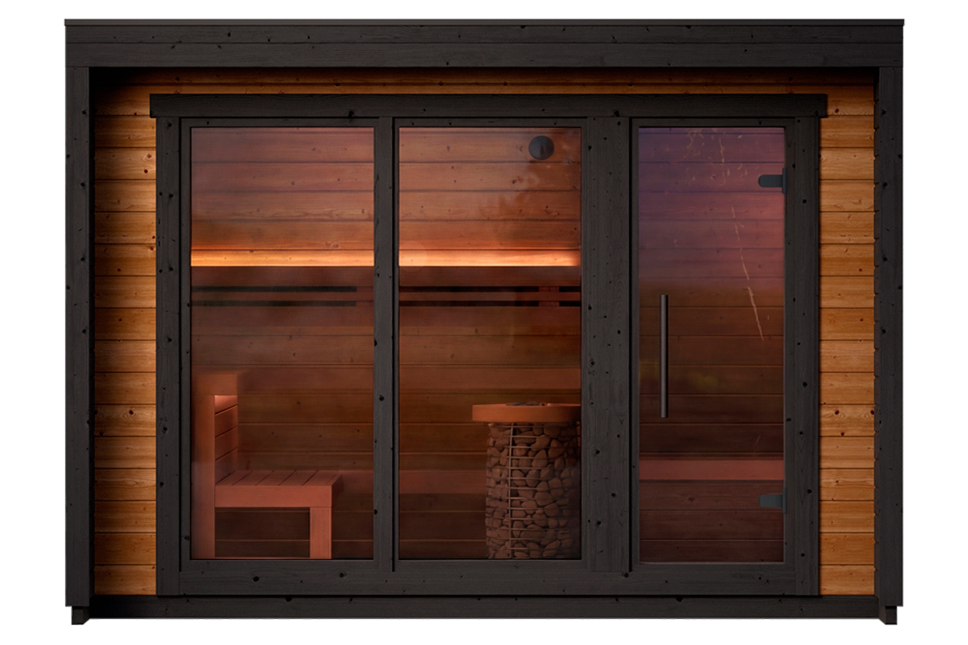 Sauna fińska zewnętrzna Leil® Saunas Patio M 5-osobowa