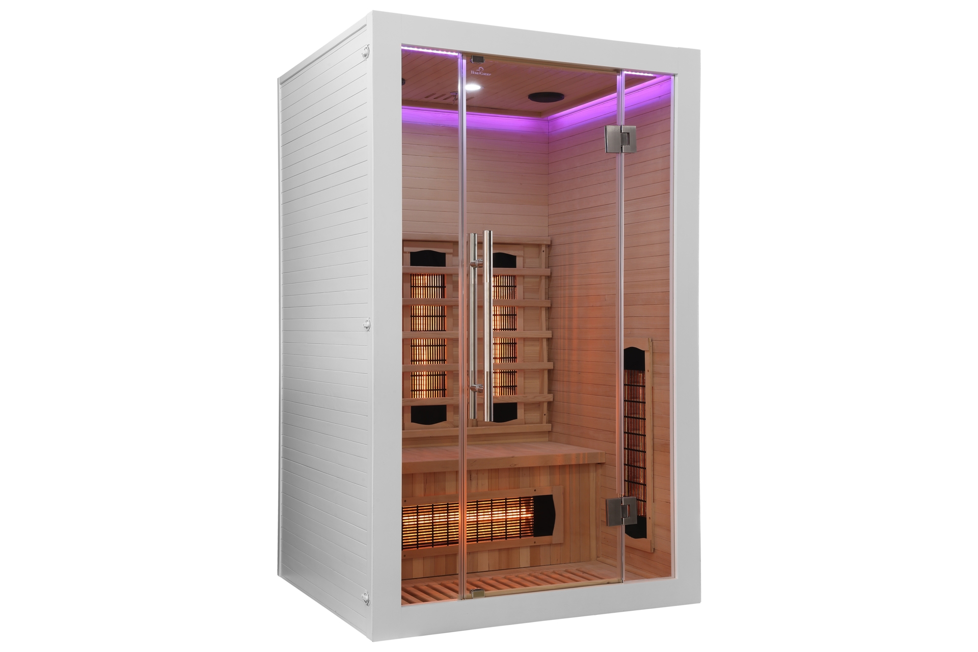 Sauna infrared Nordum Basic 2-osobowa biała