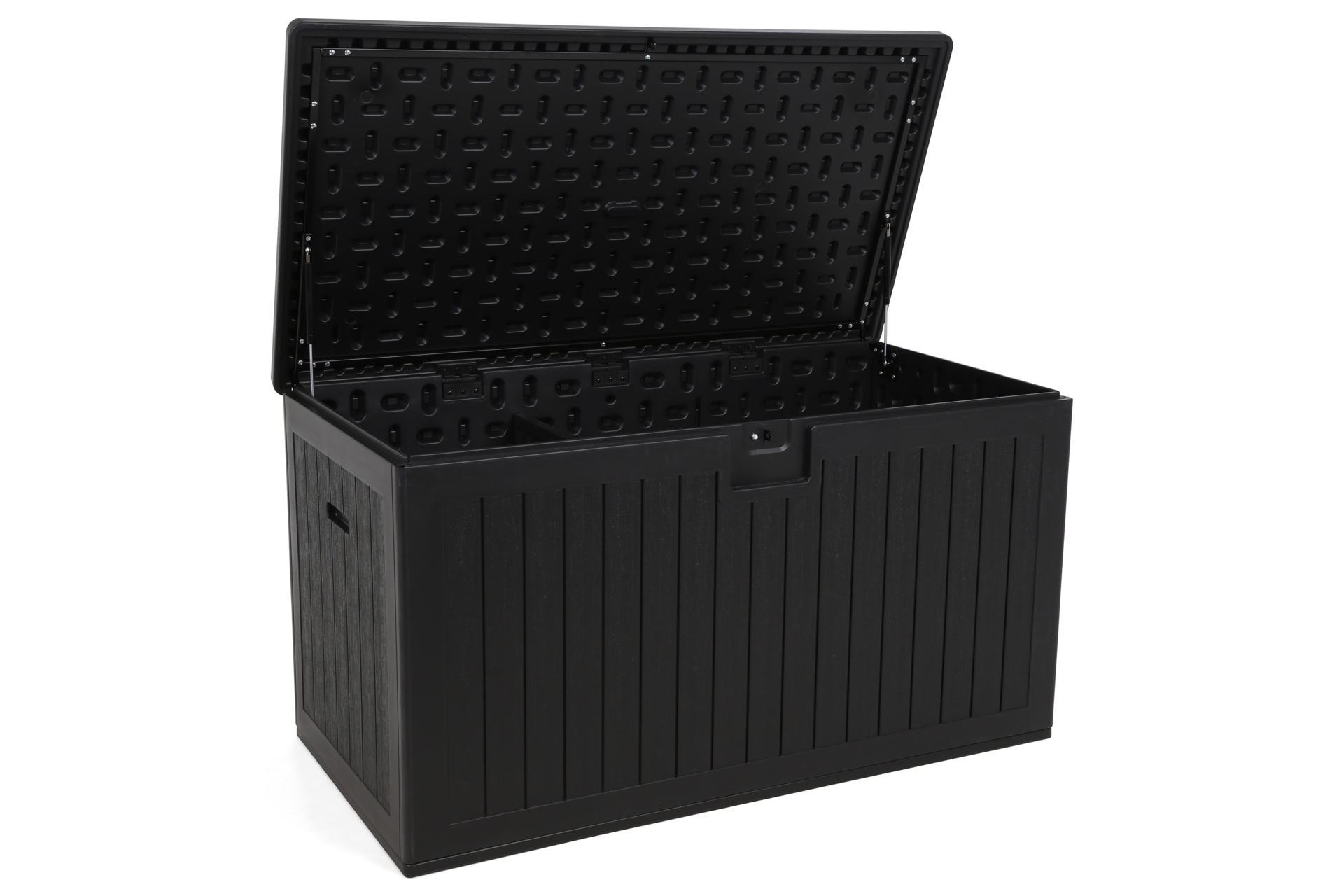 Skrzynia ogrodowa wzmocniona Gotland 567 l Black