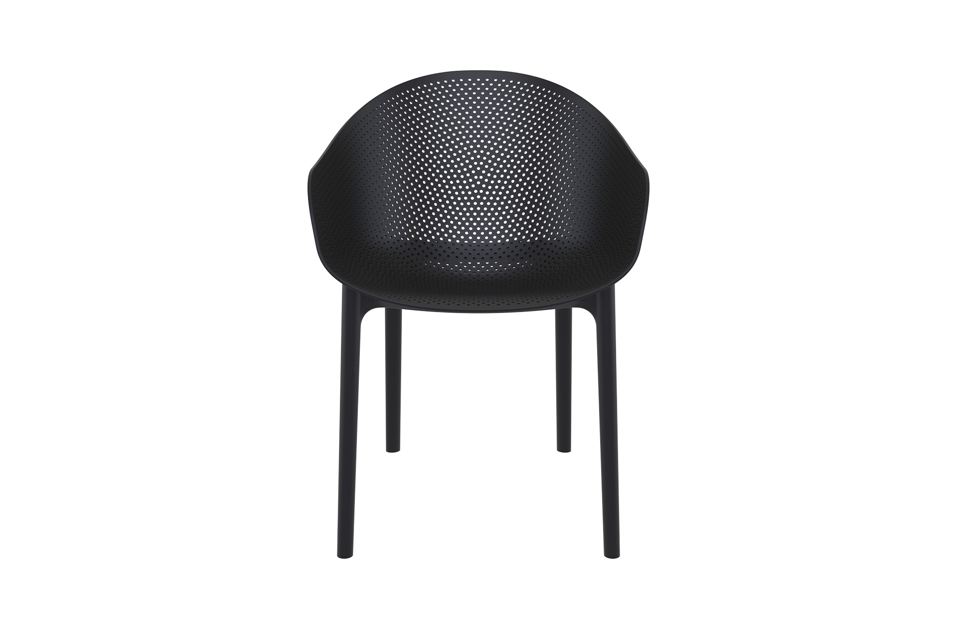 Krzesło Siesta Sky czarne na taras i balkon Krzesło Siesta Sky Black