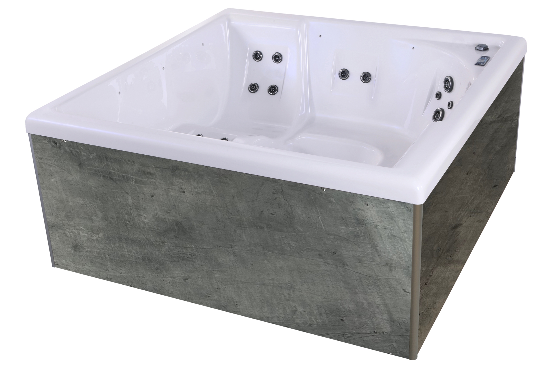 Wanna ogrodowa z hydromasażem Hanscraft Oka Plug & Play Wave 2