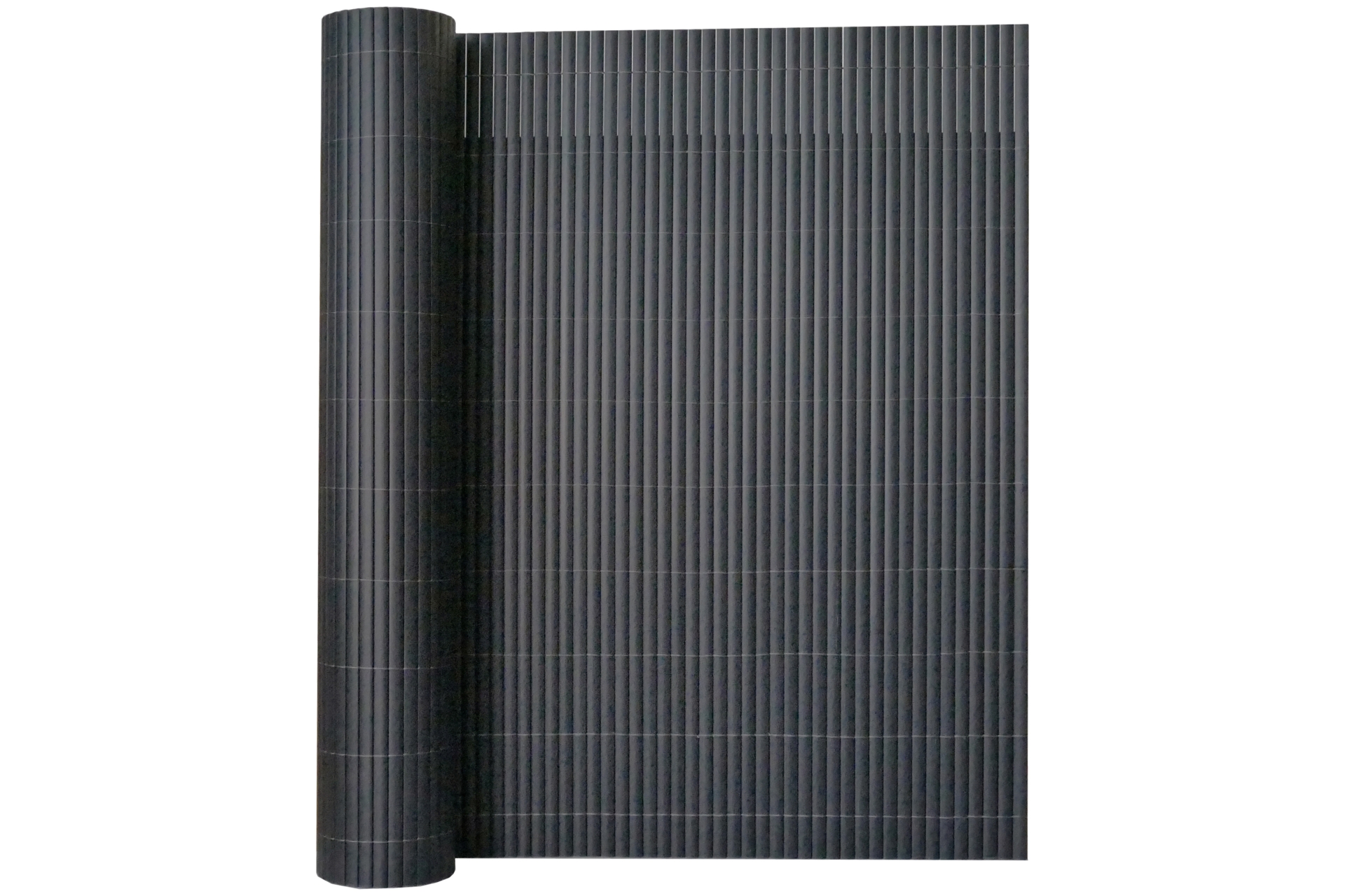 Mata PVC na balkon 200x250 Mata PVC na ogrodzenie 2 x 25 m szara