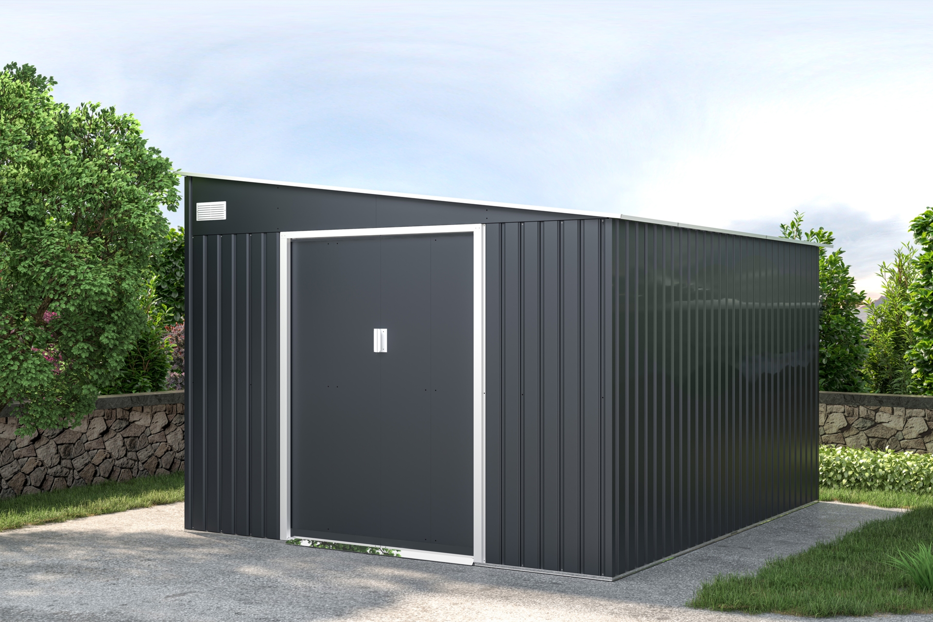 Domek narzędziowy Helsinki 279 x 321 cm Grey