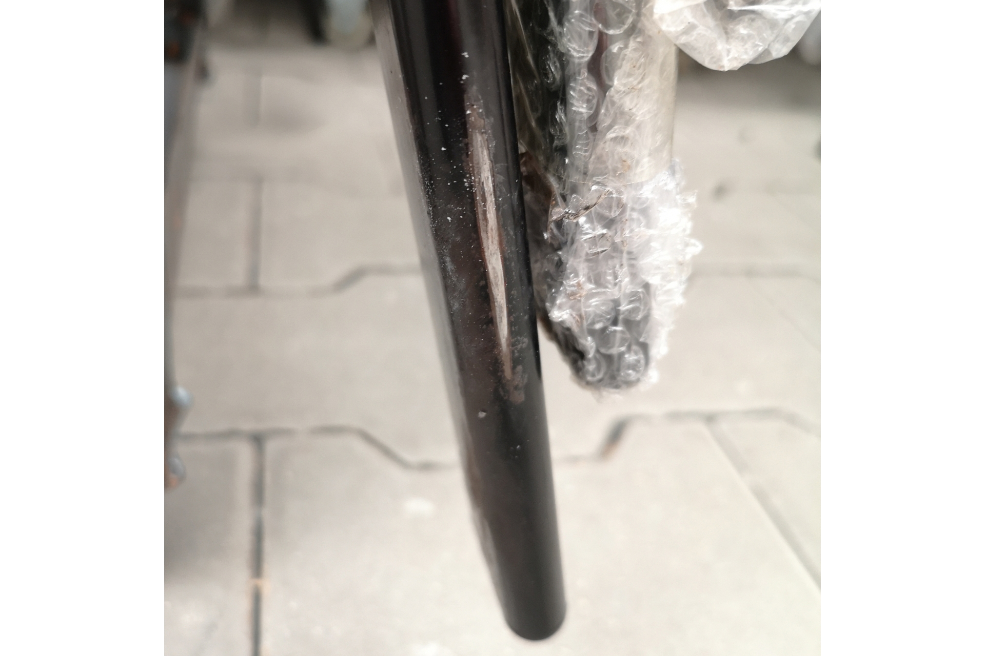 Krzesło metalowe ogrodowe Sevilla Black / Black II. gatunek