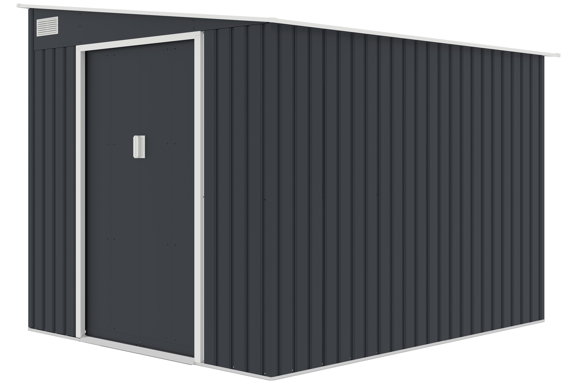 Domek ogrodowy Helsinki szary 214 x 257 cm Domek narzędziowy Helsinki 214 x 257 cm Grey