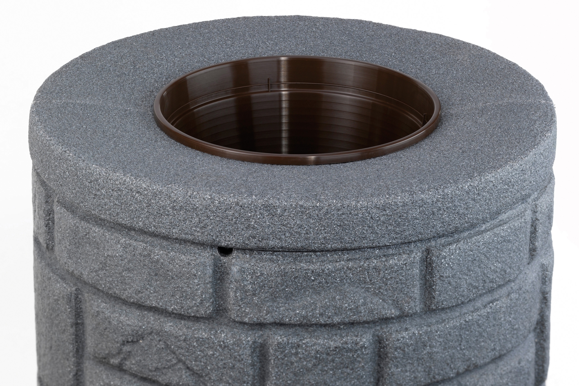 Zbiornik na deszczówkę MPI Arcado 230 l czarny granit - na wodę deszczową Zbiornik na deszczówkę MPI Arcado 230 l czarny granit